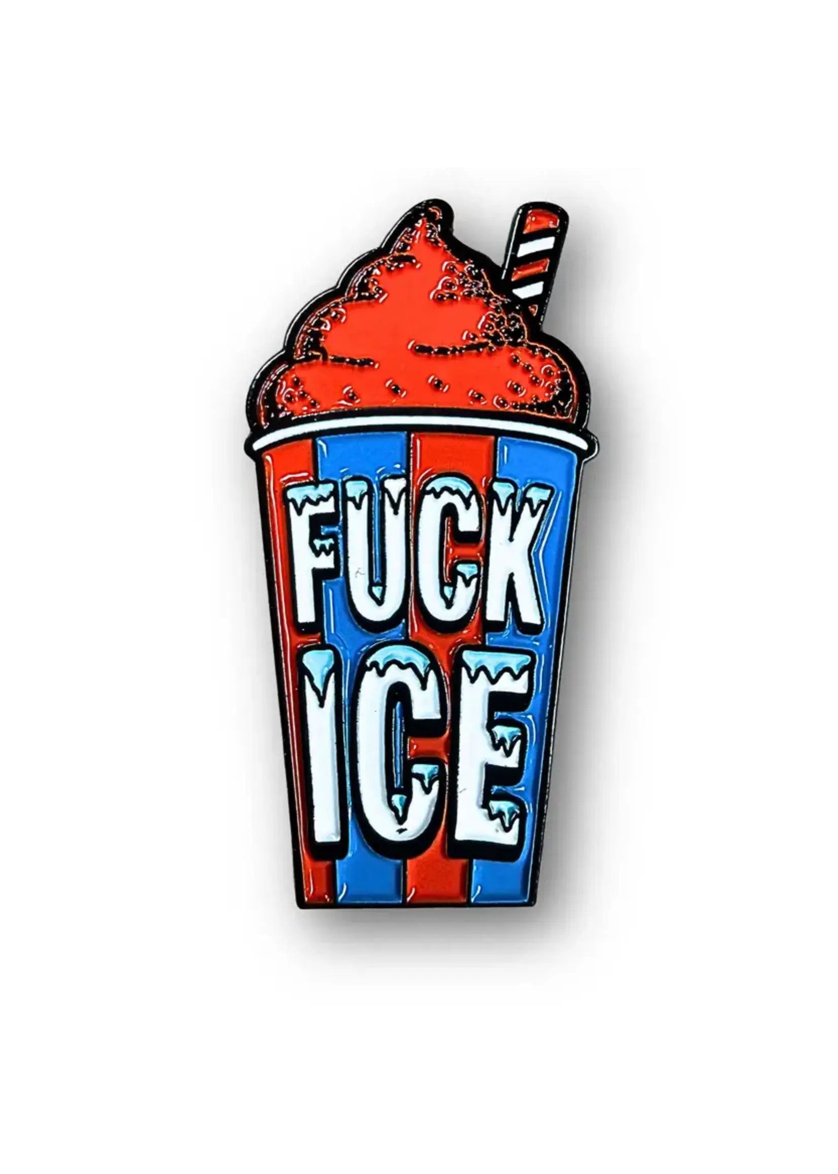Geek Punk Fuck Ice ICEE Enamel Pin