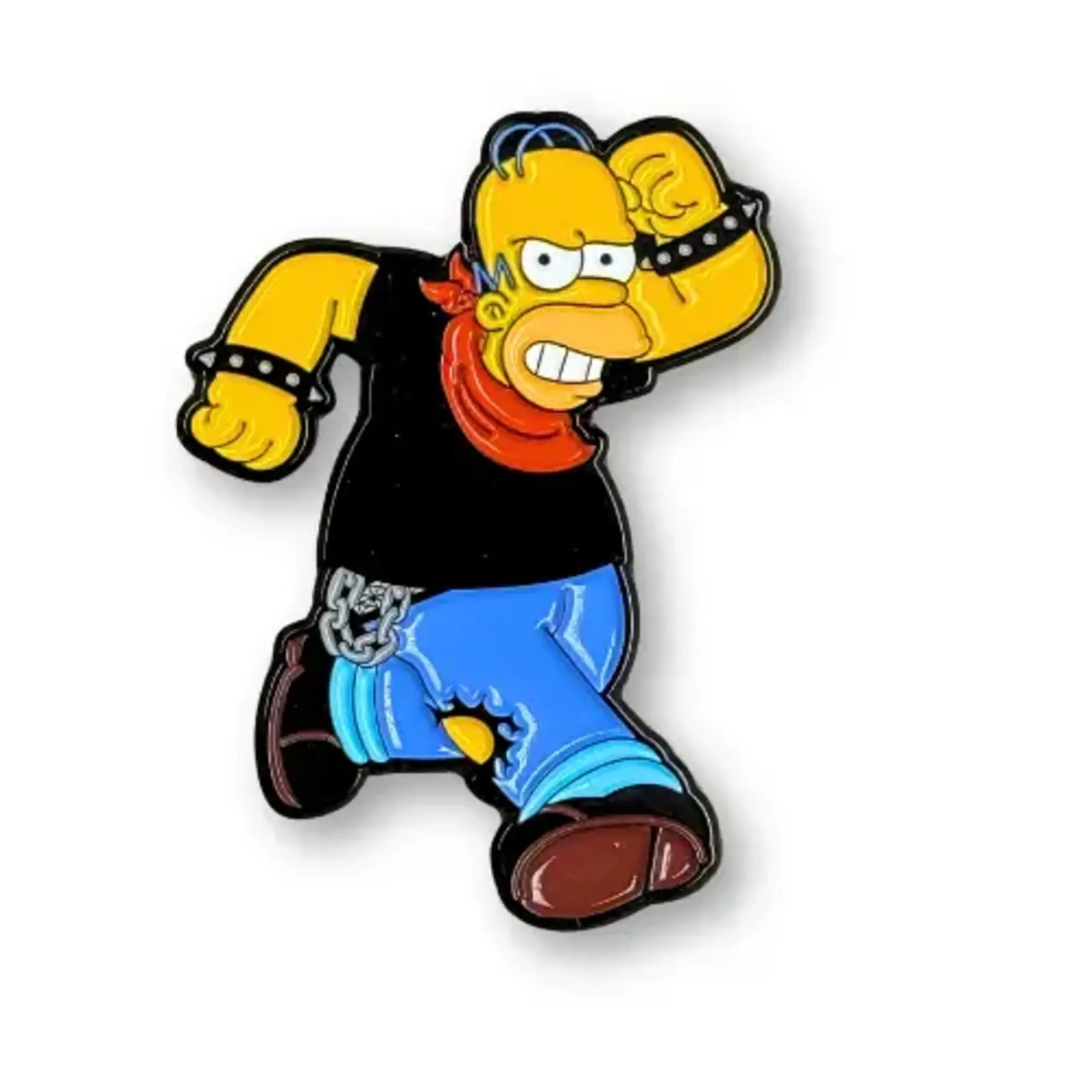 Geek Punk Dad Punk Enamel Pin