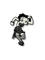 Geek Punk Betty Is A Punk Rocker Enamel Pin