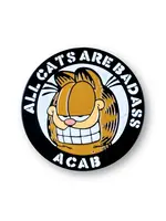 Geek Punk All Cats Are Badass Enamel Pin