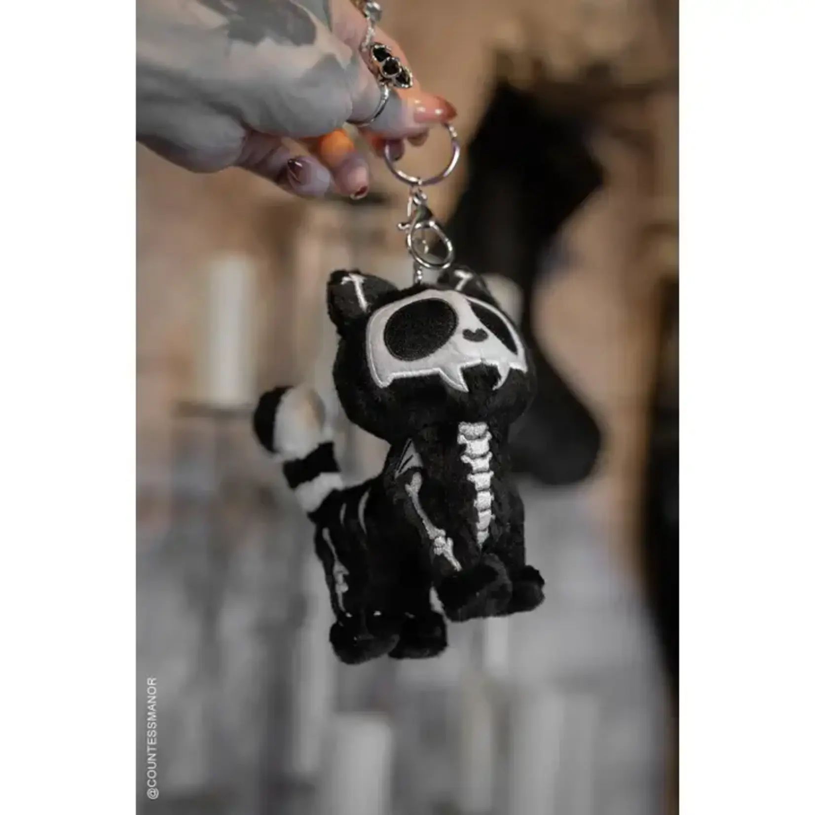 vampirefreaks Skelekitty Plush Keychain