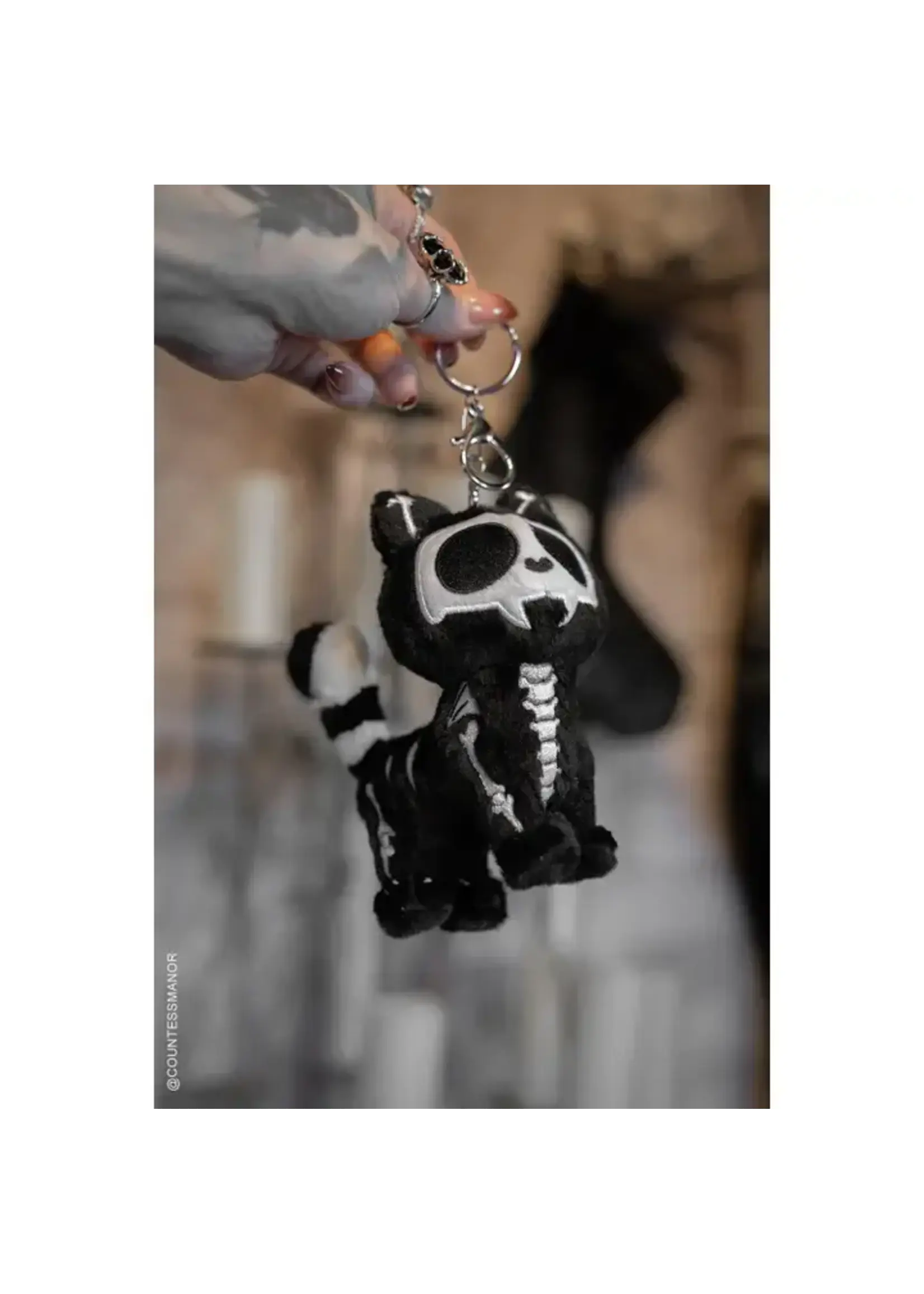 vampirefreaks Skelekitty Plush Keychain
