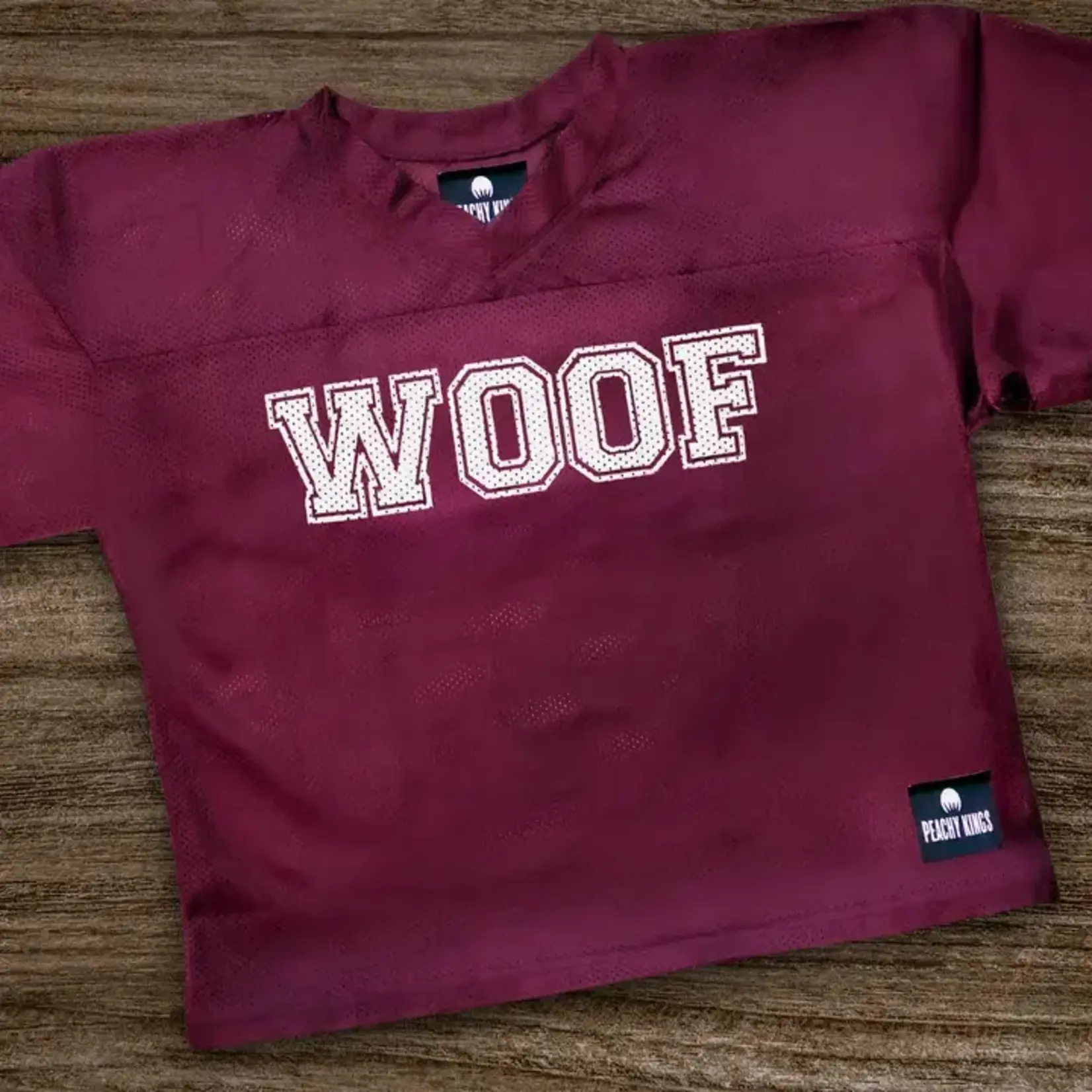 Kweer Cards/Peachy Kings Woof Mesh Football Jersey