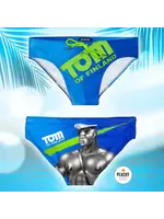 Peachy Kings SWIM Tom of Finland "Blue" Swim Brief
