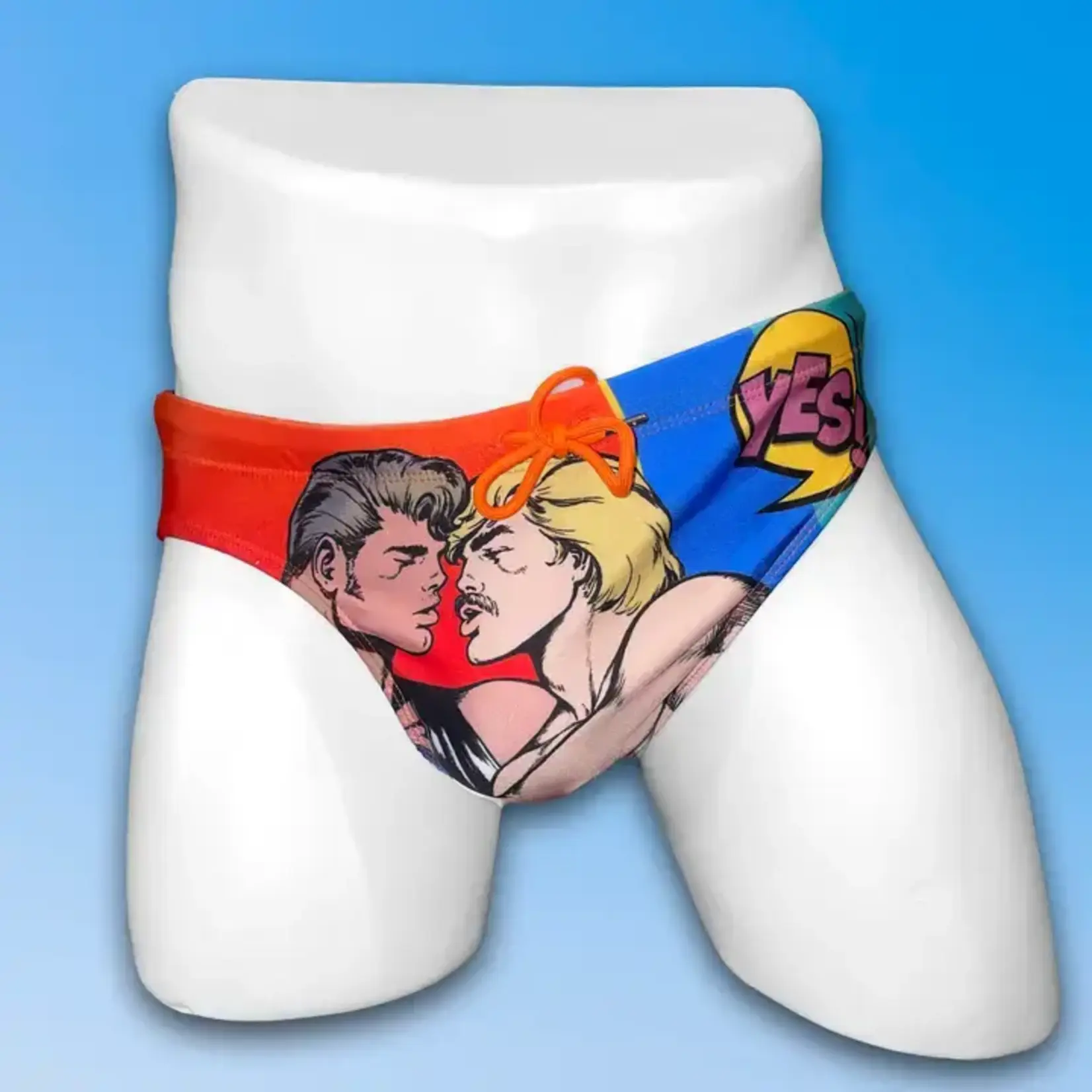 Peachy Kings SWIM Tom of Finland "Comic Kake" Swim Brief
