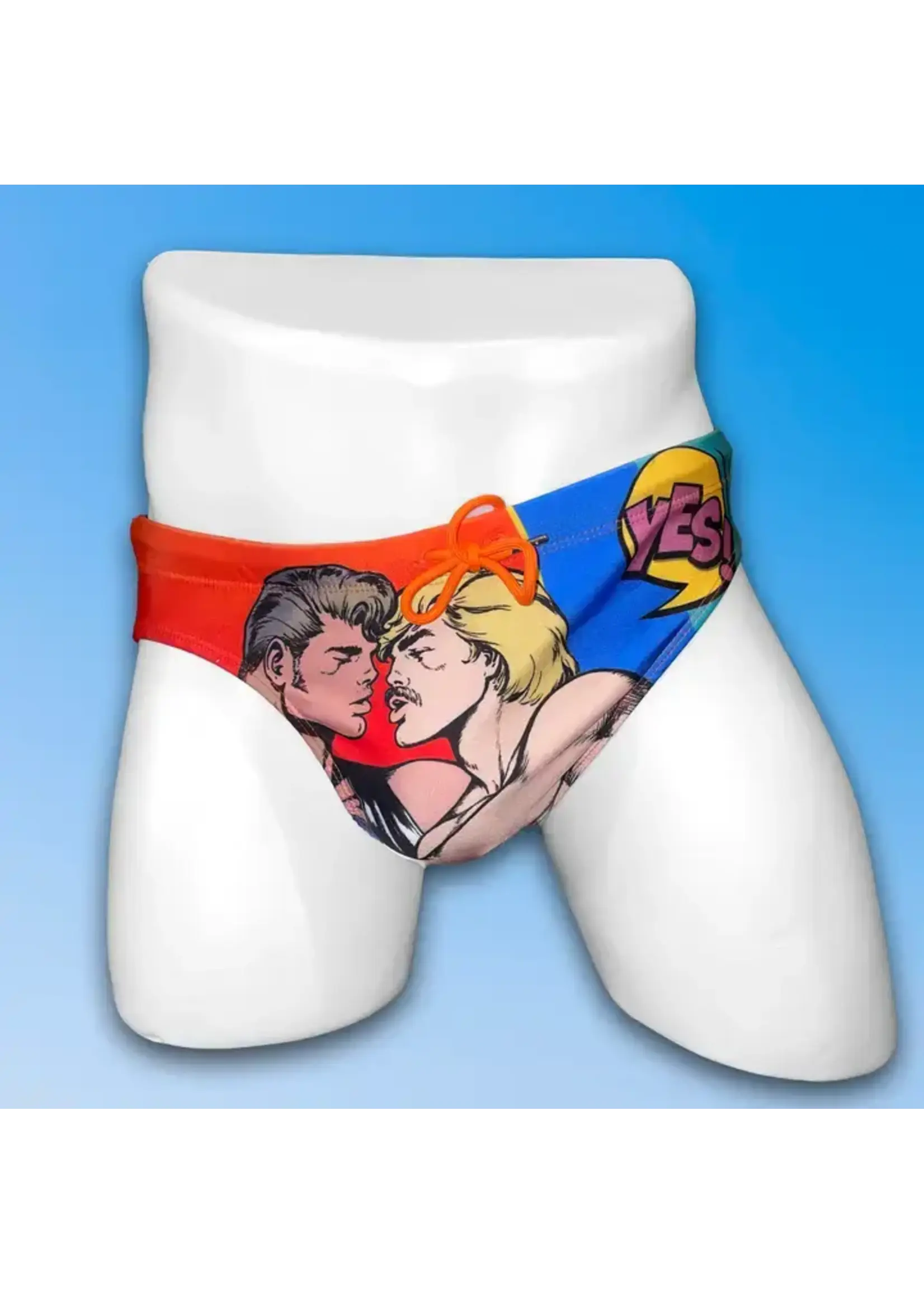 Peachy Kings SWIM Tom of Finland "Comic Kake" Swim Brief