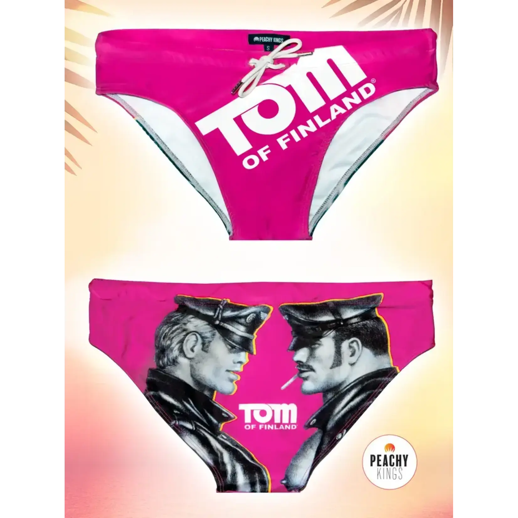 Peachy Kings SWIM Tom of Finland "Pink" Swim Brief