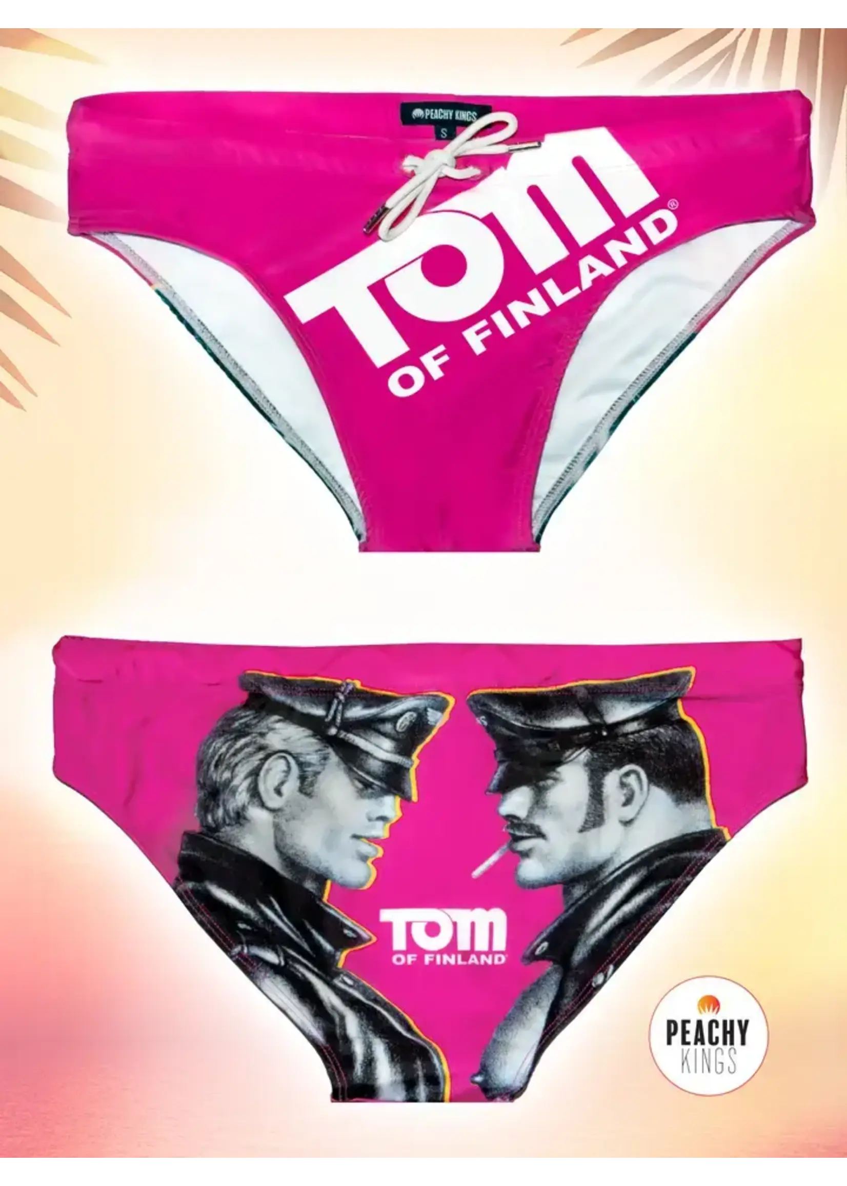 Peachy Kings SWIM Tom of Finland "Pink" Swim Brief