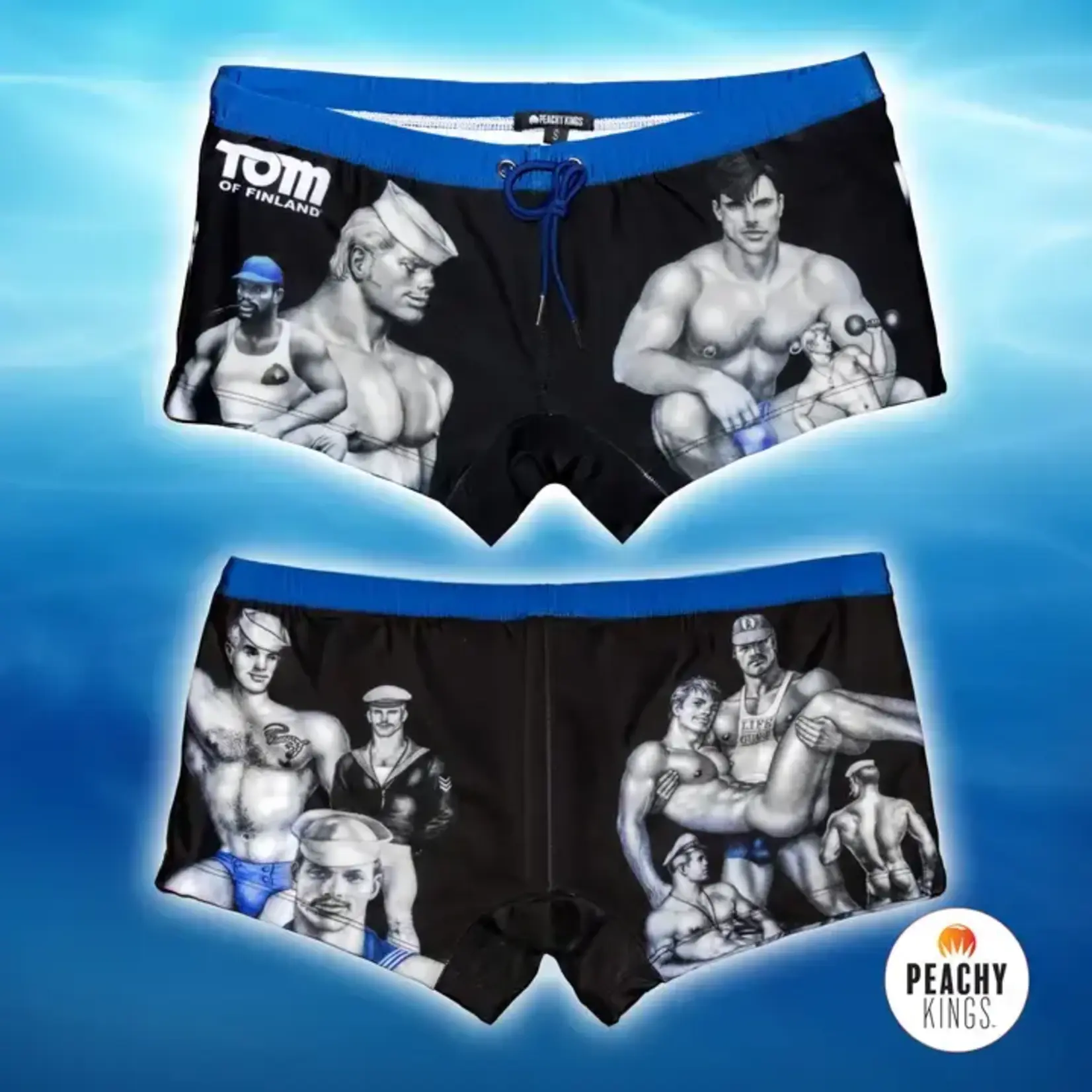 Peachy Kings SWIM Tom of Finland Square Cut Swim Suit