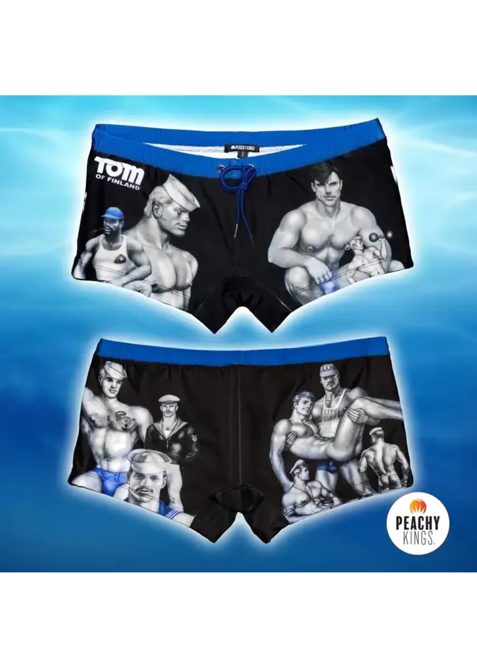 Peachy Kings SWIM Tom of Finland Square Cut Swim Suit