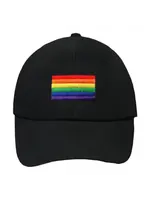 The Awareness Company Rainbow Flag Baseball Hat Black