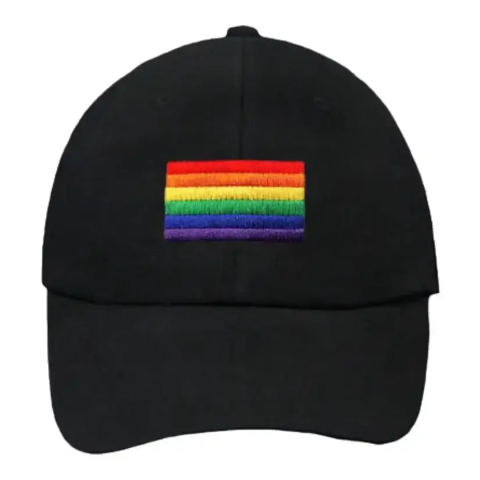 The Awareness Company Rainbow Flag Baseball Hat Black