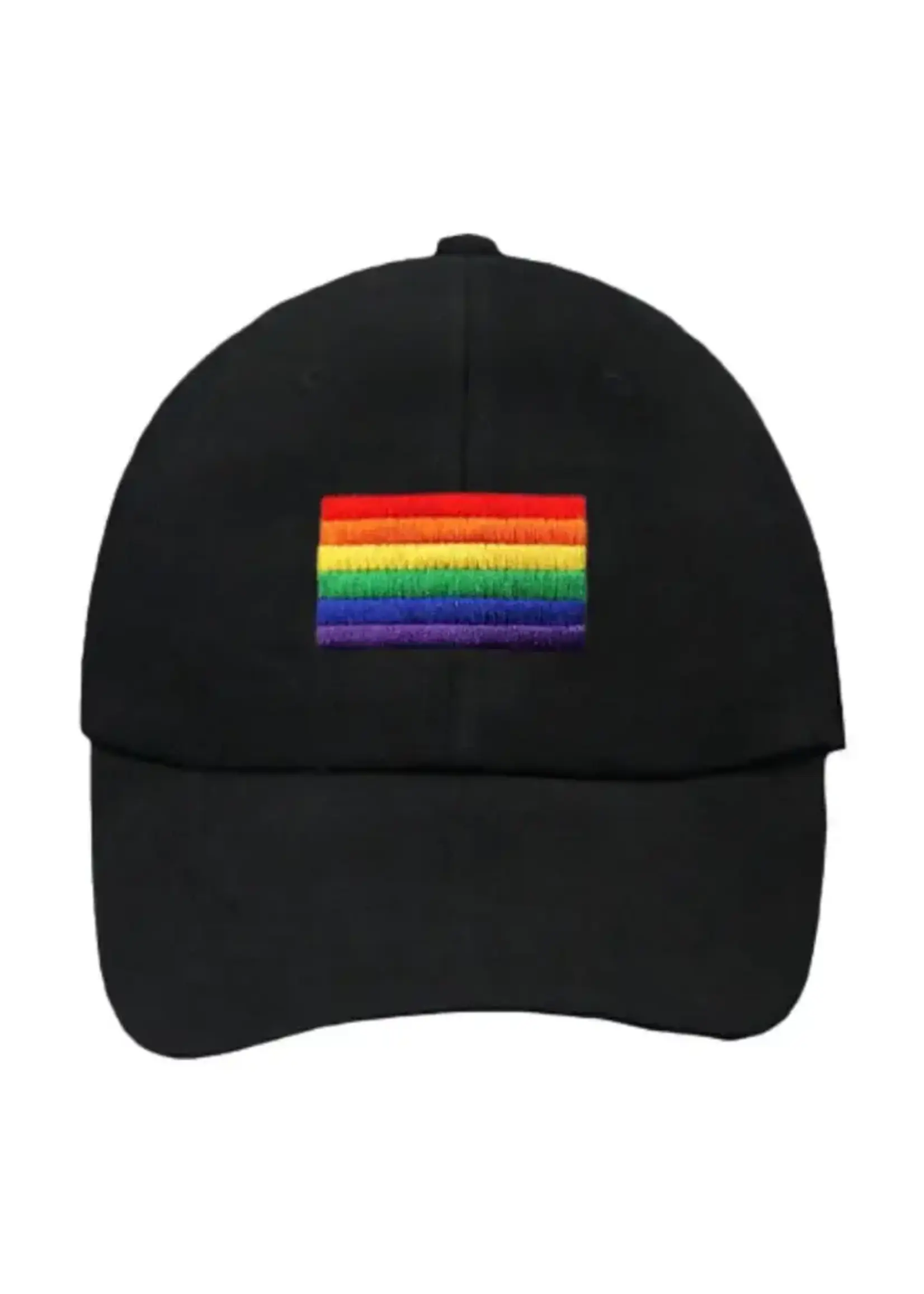The Awareness Company Rainbow Flag Baseball Hat Black