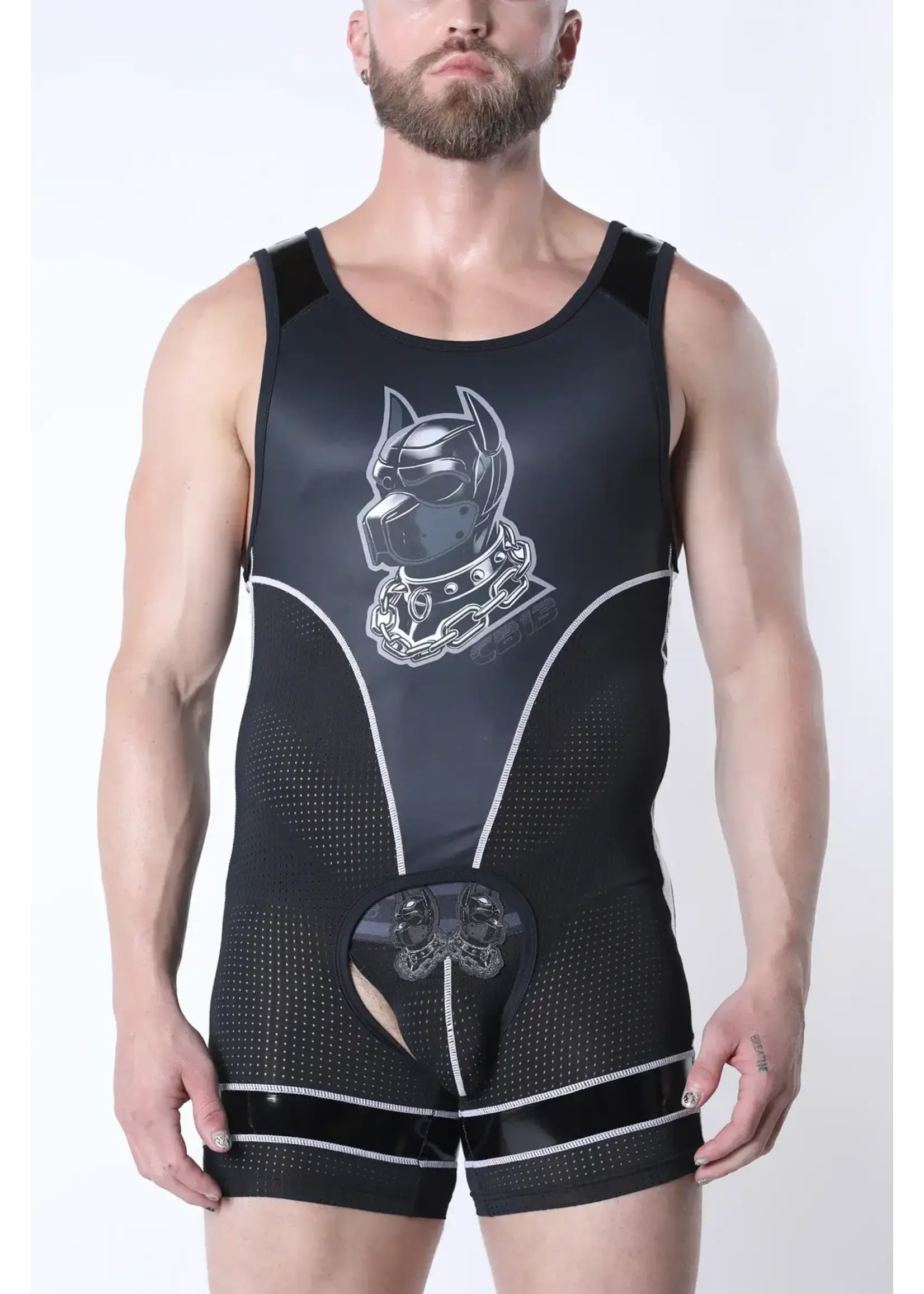 Cell Block 13 Kennel Club Dark Pup Singlet