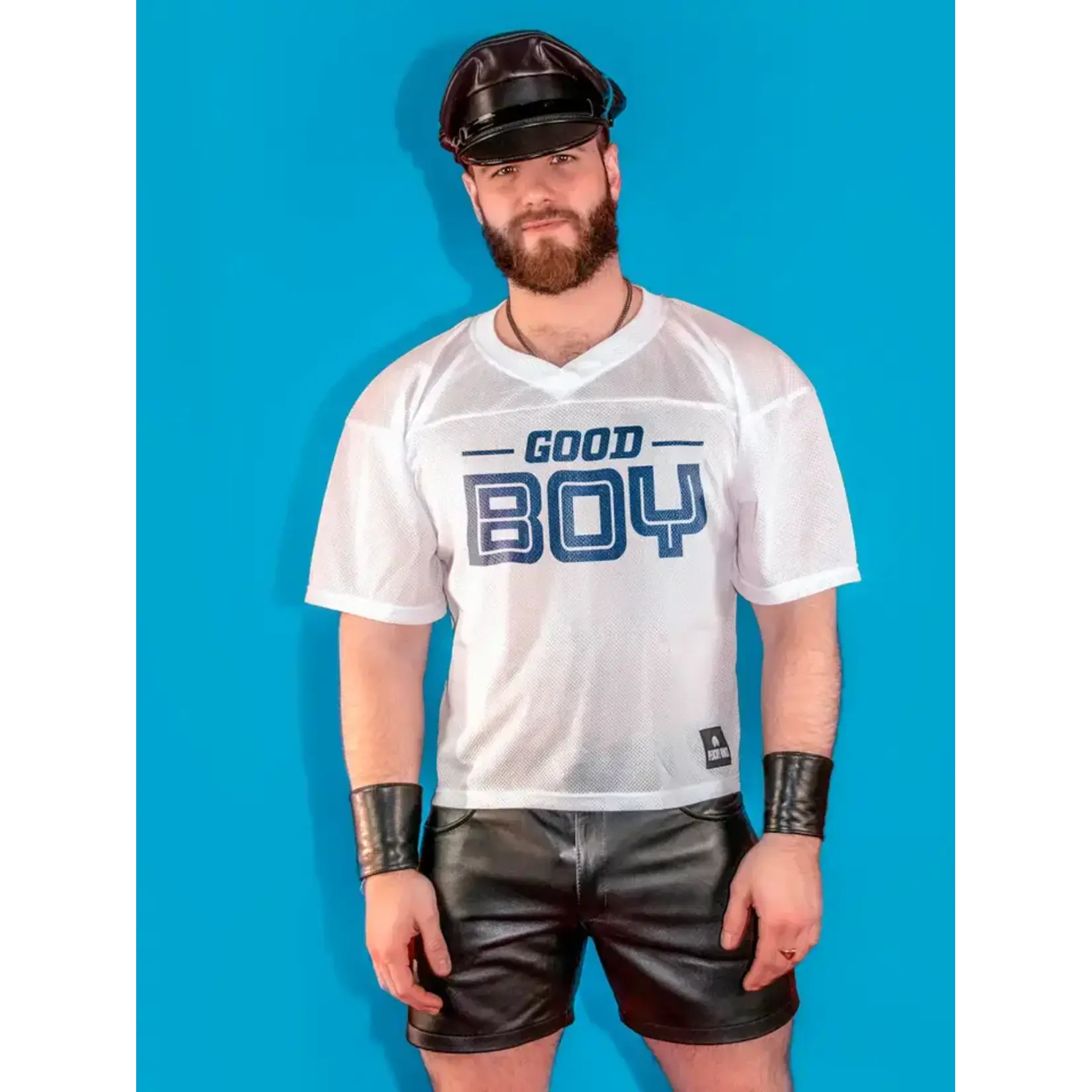Kweer Cards/Peachy Kings 'Good Boy' Mesh Football Jersey
