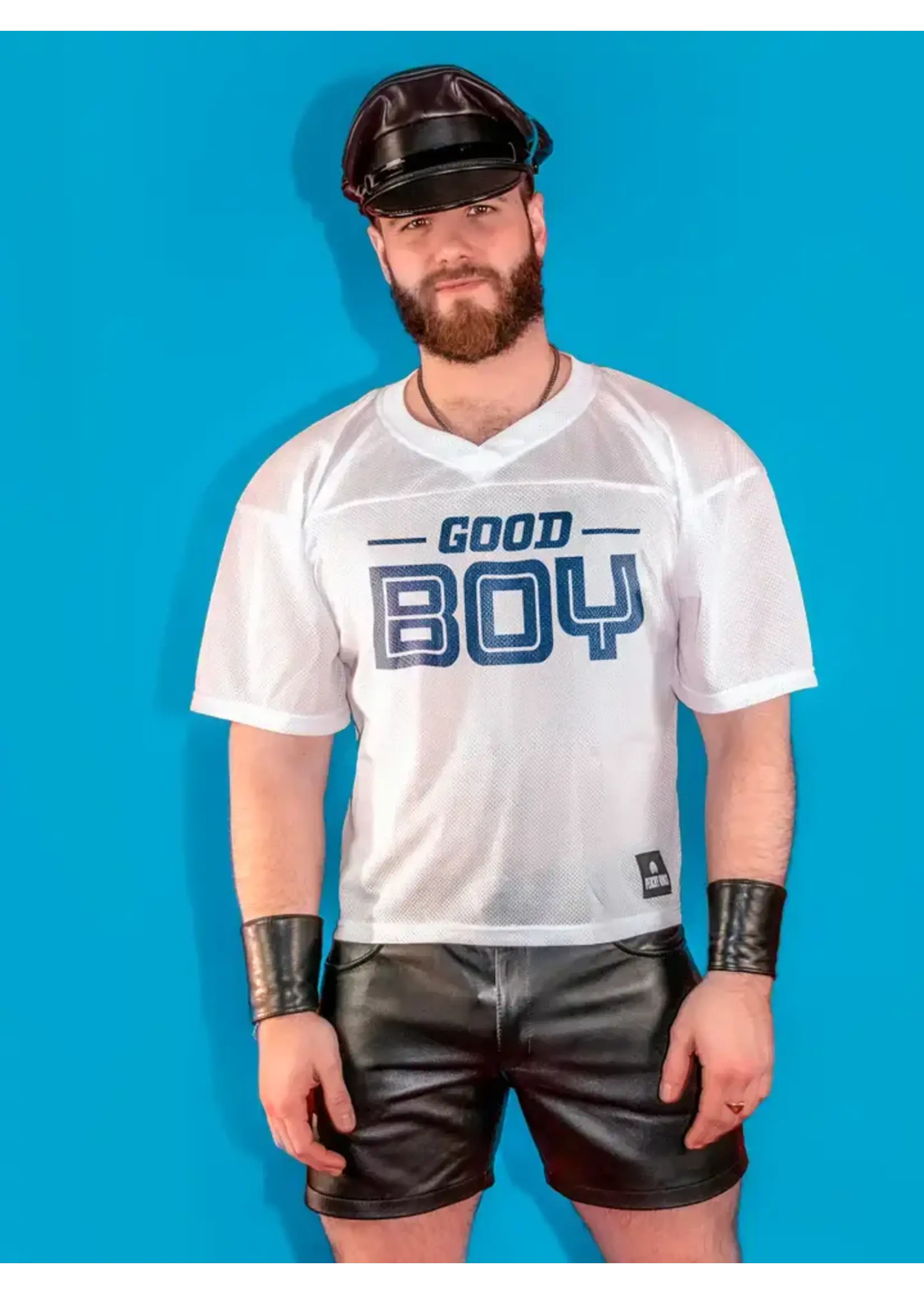 Kweer Cards/Peachy Kings 'Good Boy' Mesh Football Jersey