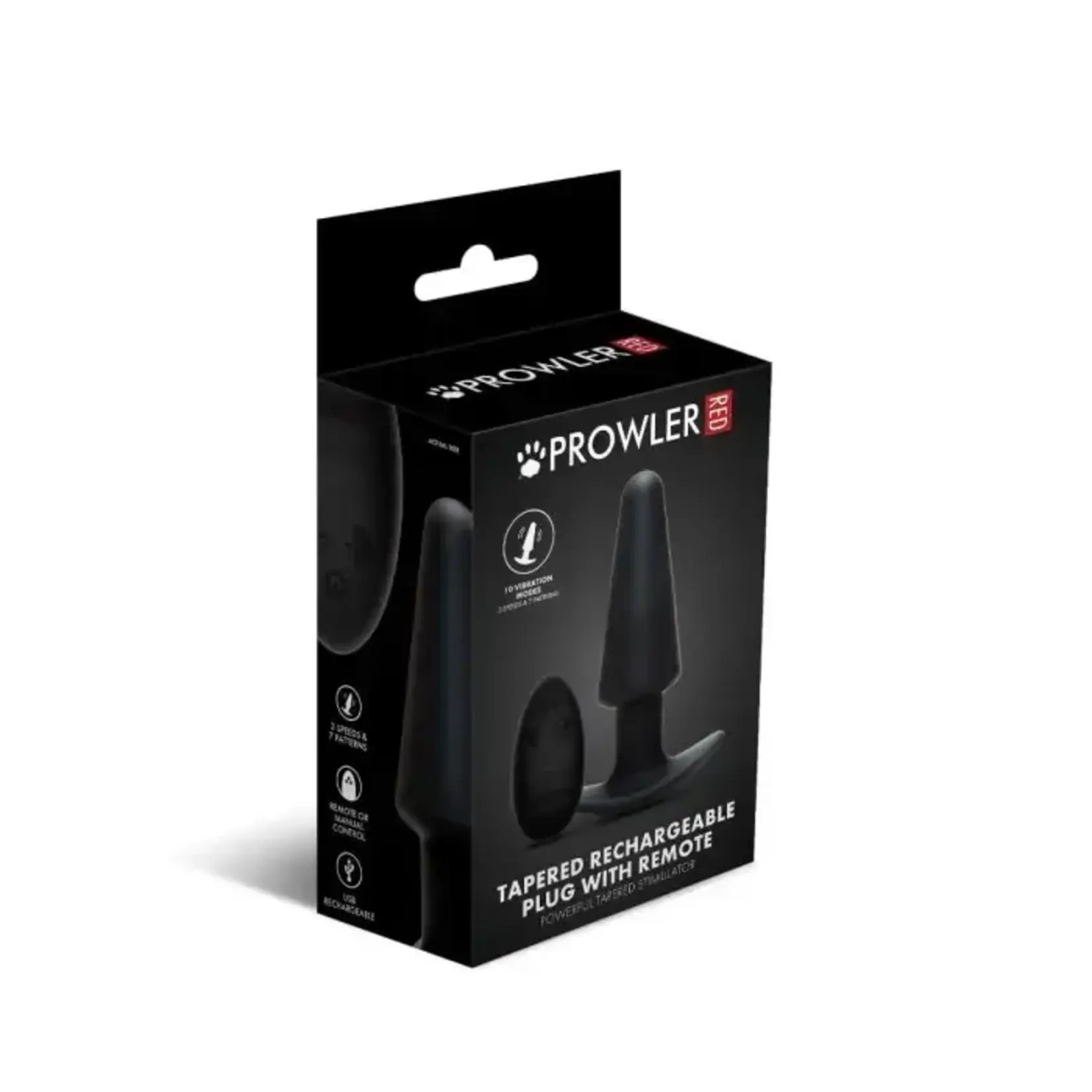 ProwlerRED Prowler RED Tapered Rechargeable Plug with Remote