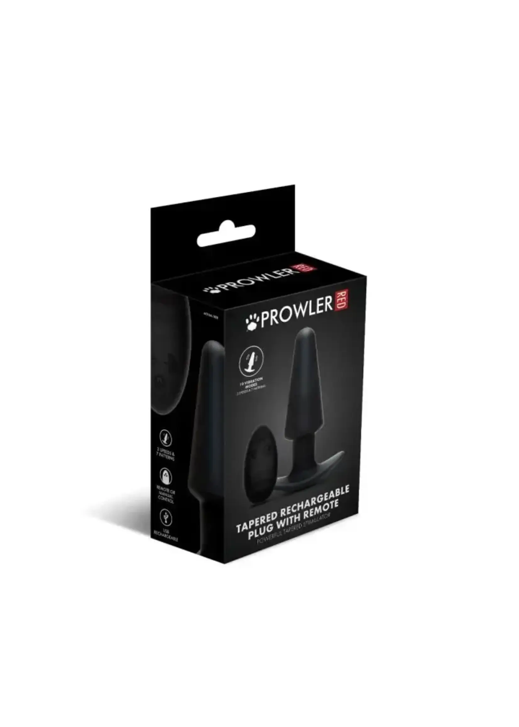 ProwlerRED Prowler RED Tapered Rechargeable Plug with Remote