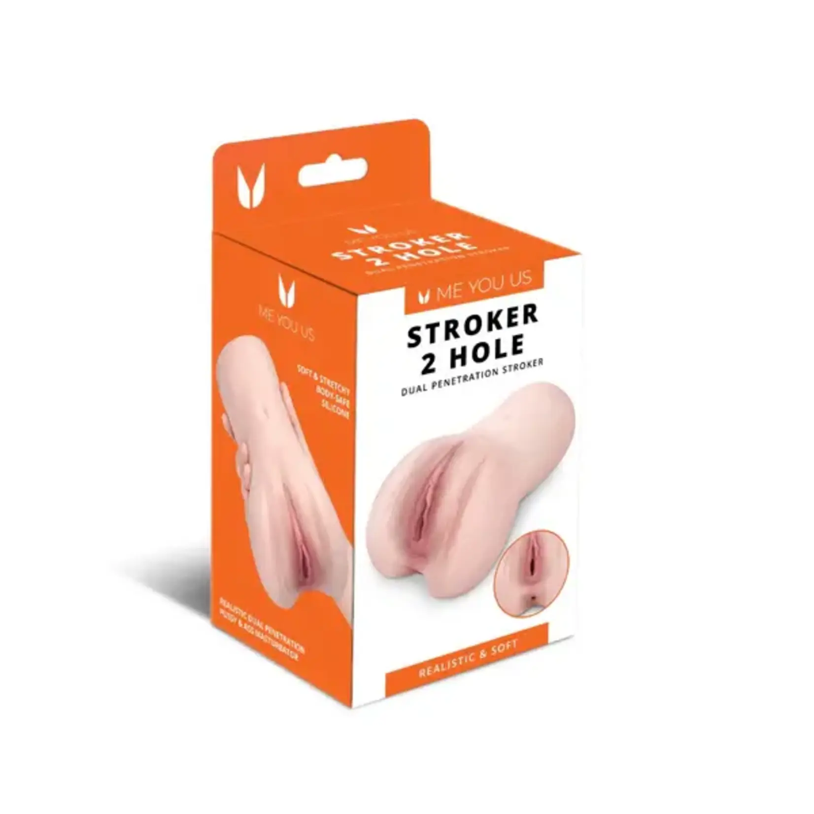 Me You Us Me You Us Stroker 2 Hole Stroker Pink
