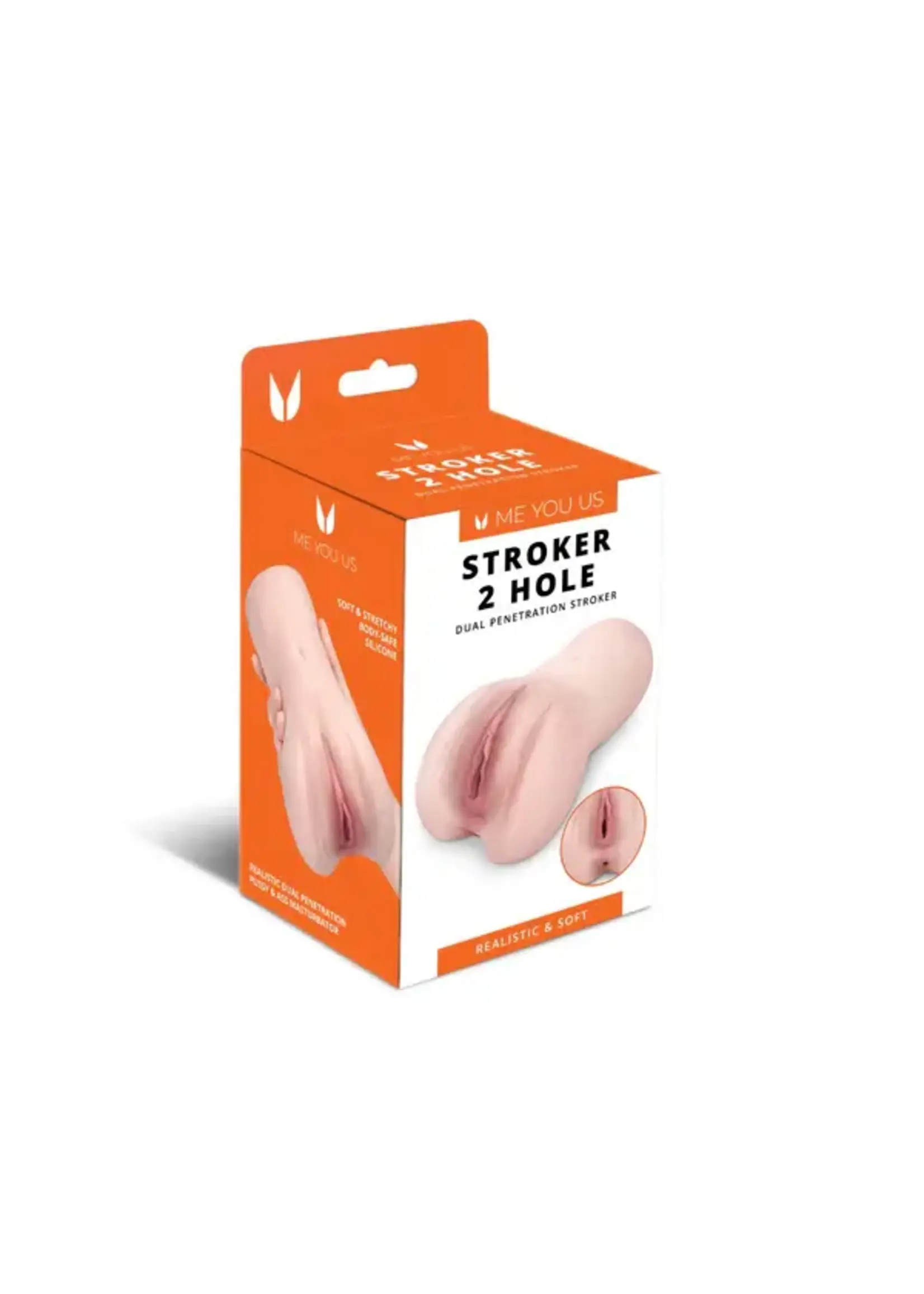 Me You Us Me You Us Stroker 2 Hole Stroker Pink