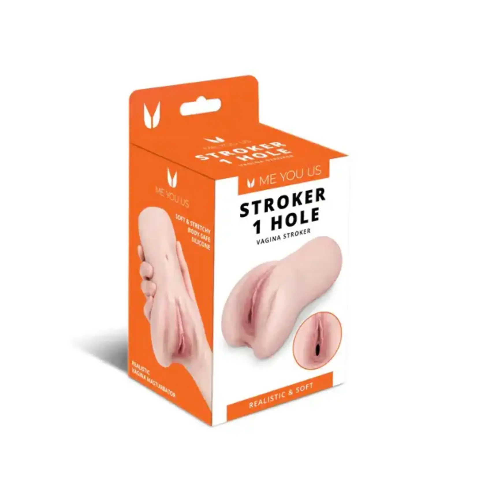 Me You Us Me You Us Stroker 1 Hole Stroker Pink