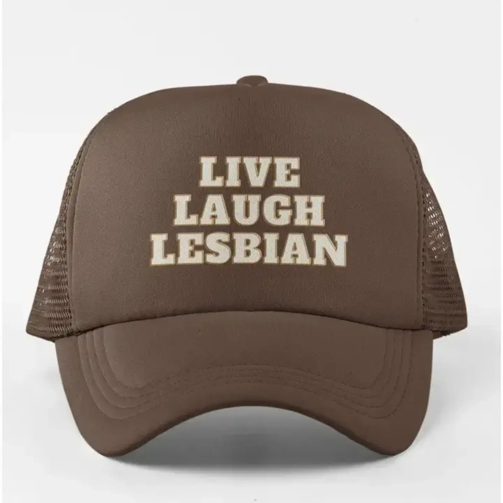 Queerky Live Laugh Lesbian Cap