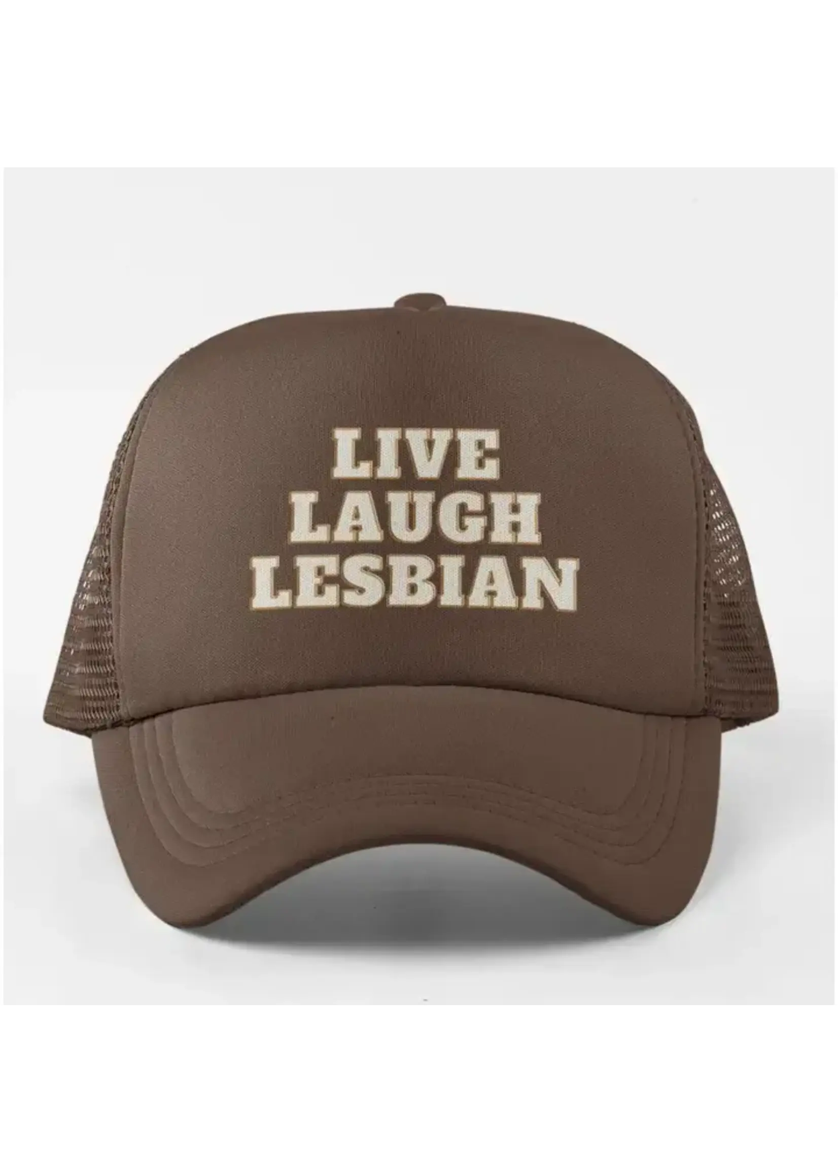 Queerky Live Laugh Lesbian Cap