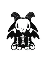 vampirefreaks Skelegoat Enamel Pin