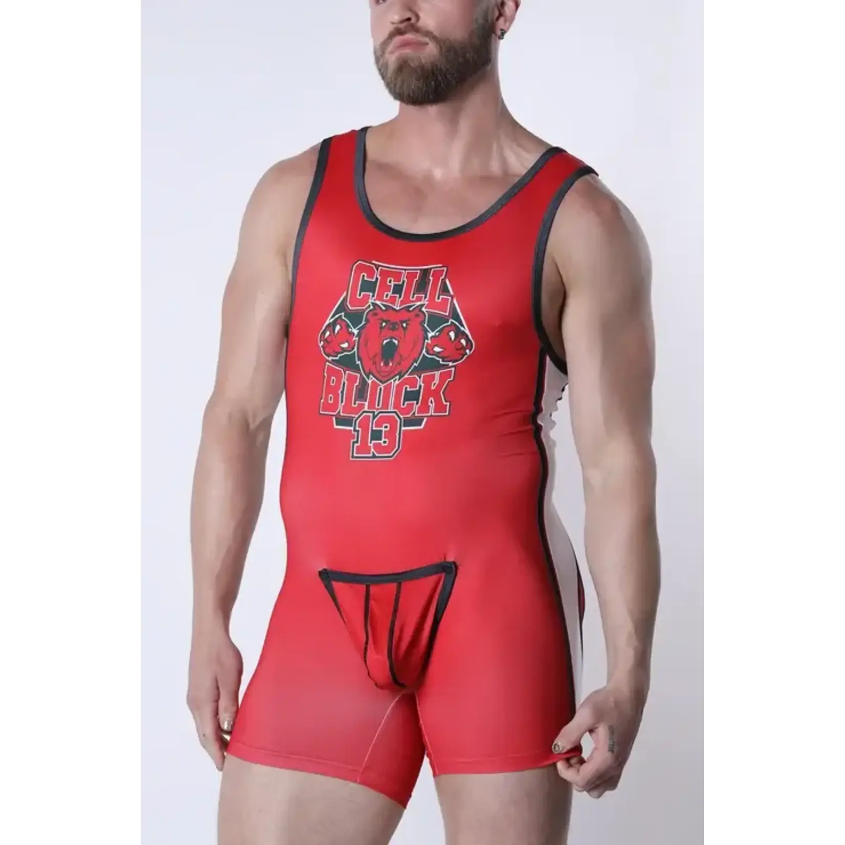 Cell Block 13 Bear Attack Singlet Jock