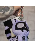 vampirefreaks Twilight Purple Skelekitty Plush Keychain