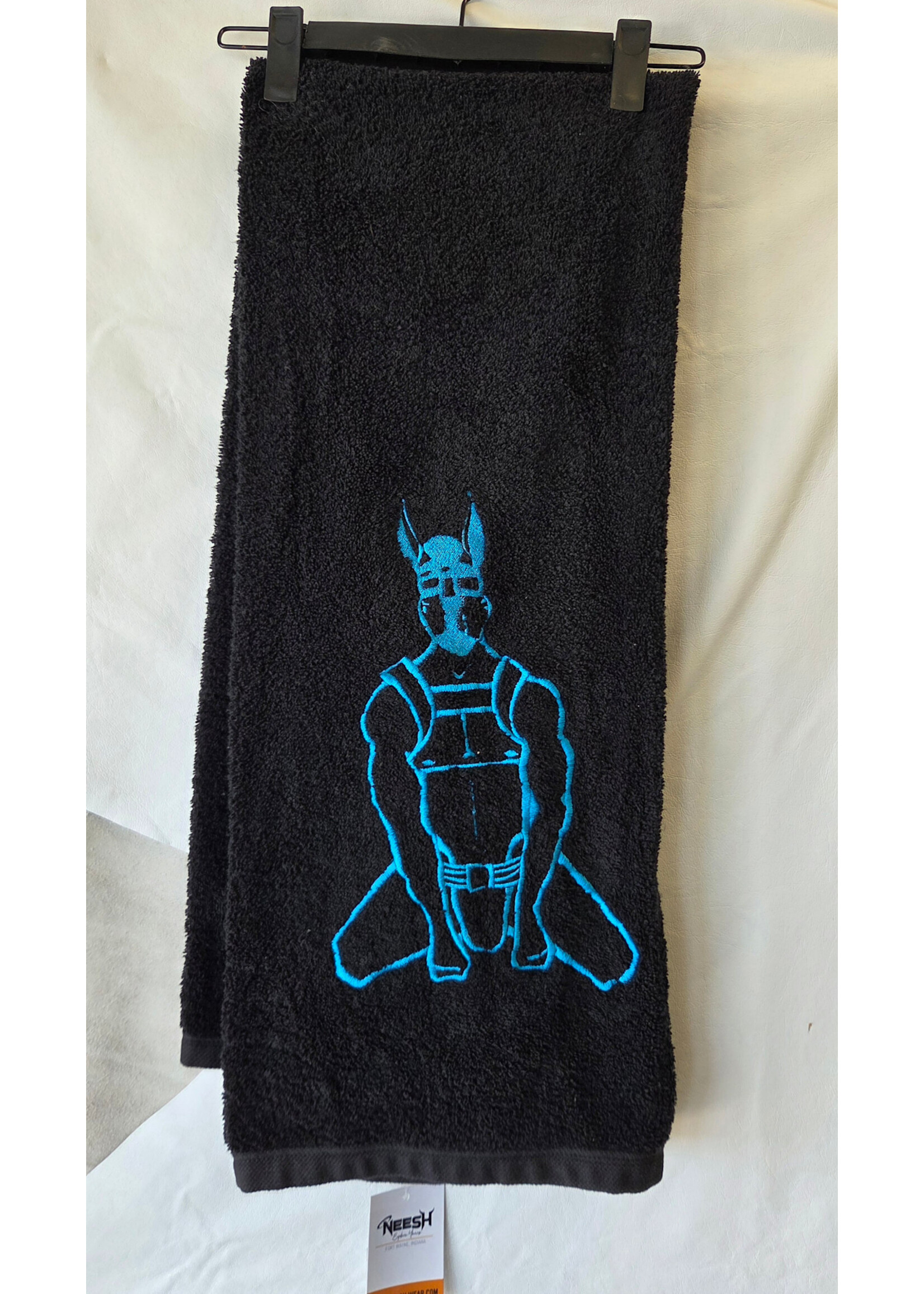 Embroidered Pup Play Towel