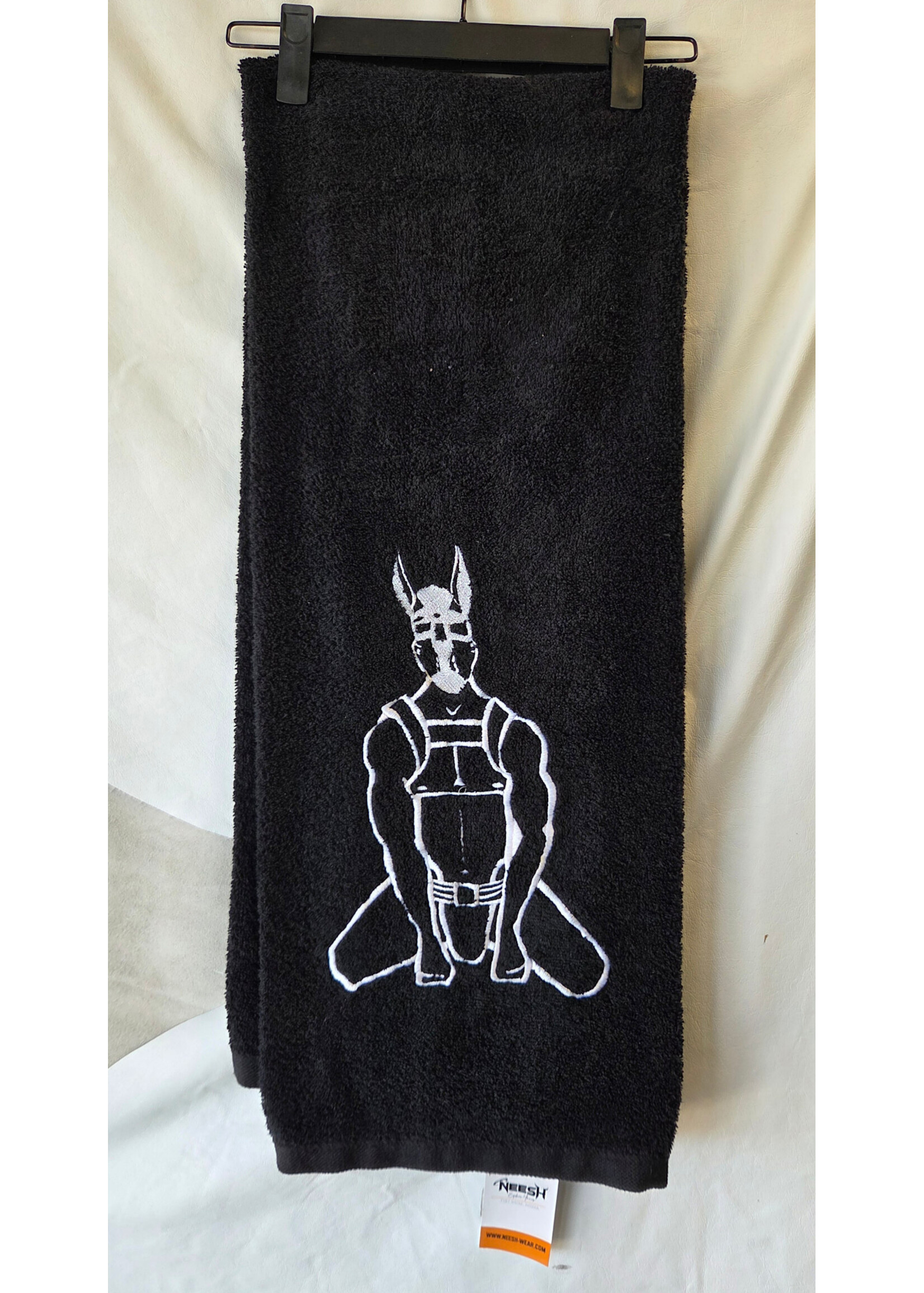Embroidered Pup Play Towel