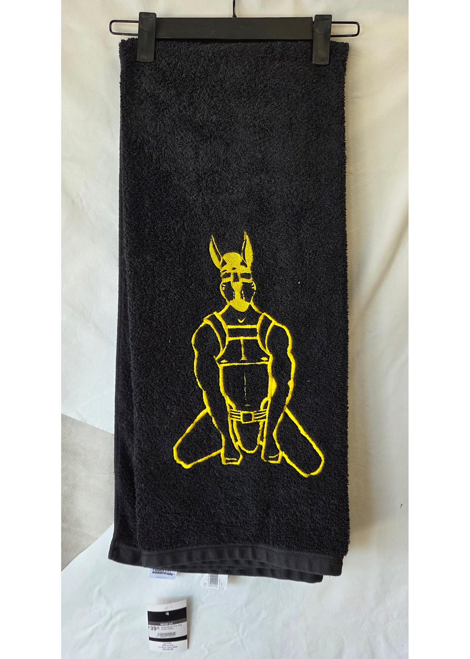 Embroidered Pup Play Towel