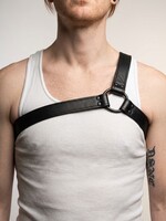Neesh-Wear Black Leather Crossbody Harness