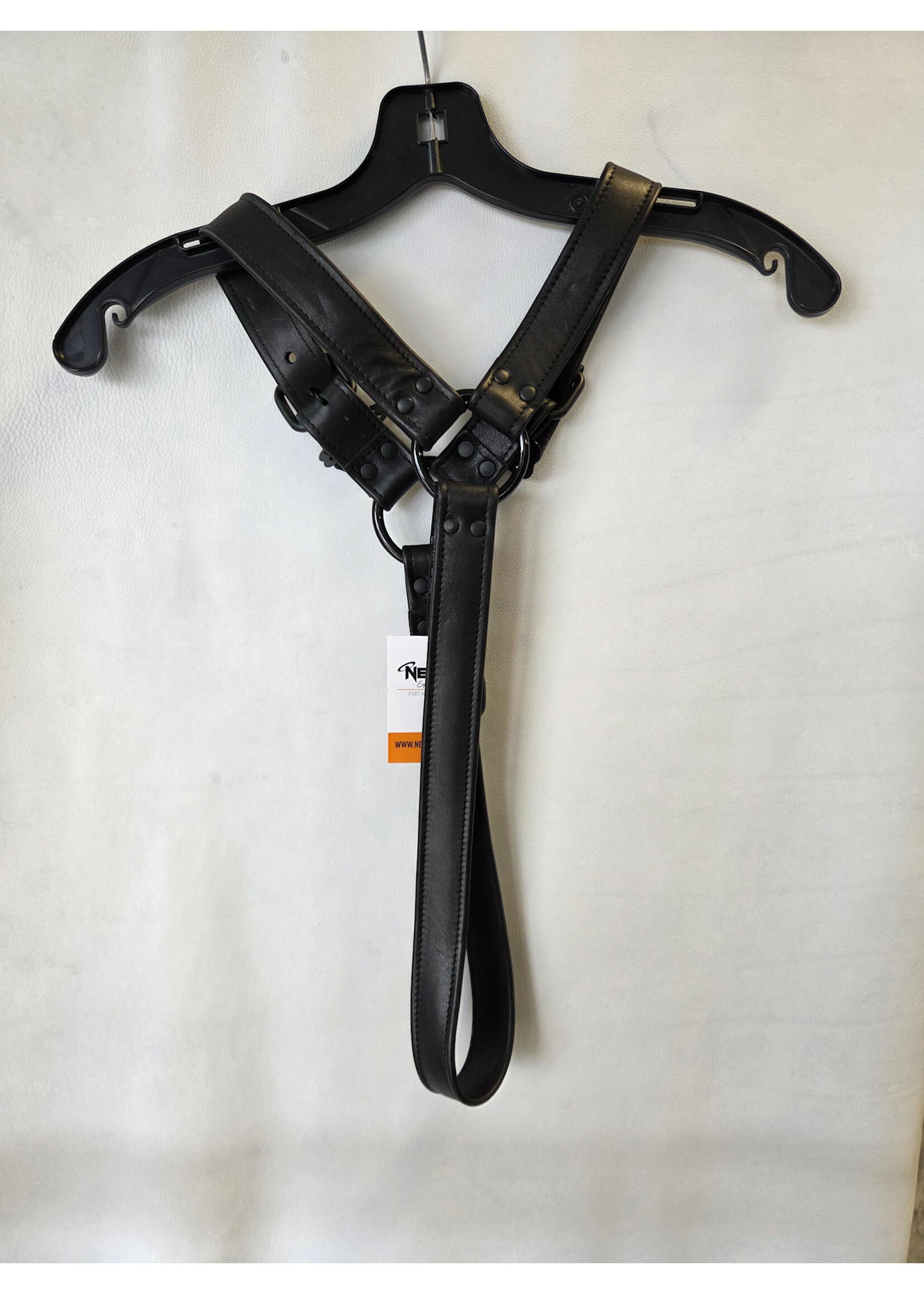 Neesh-Wear Black Leather Crossbody Harness