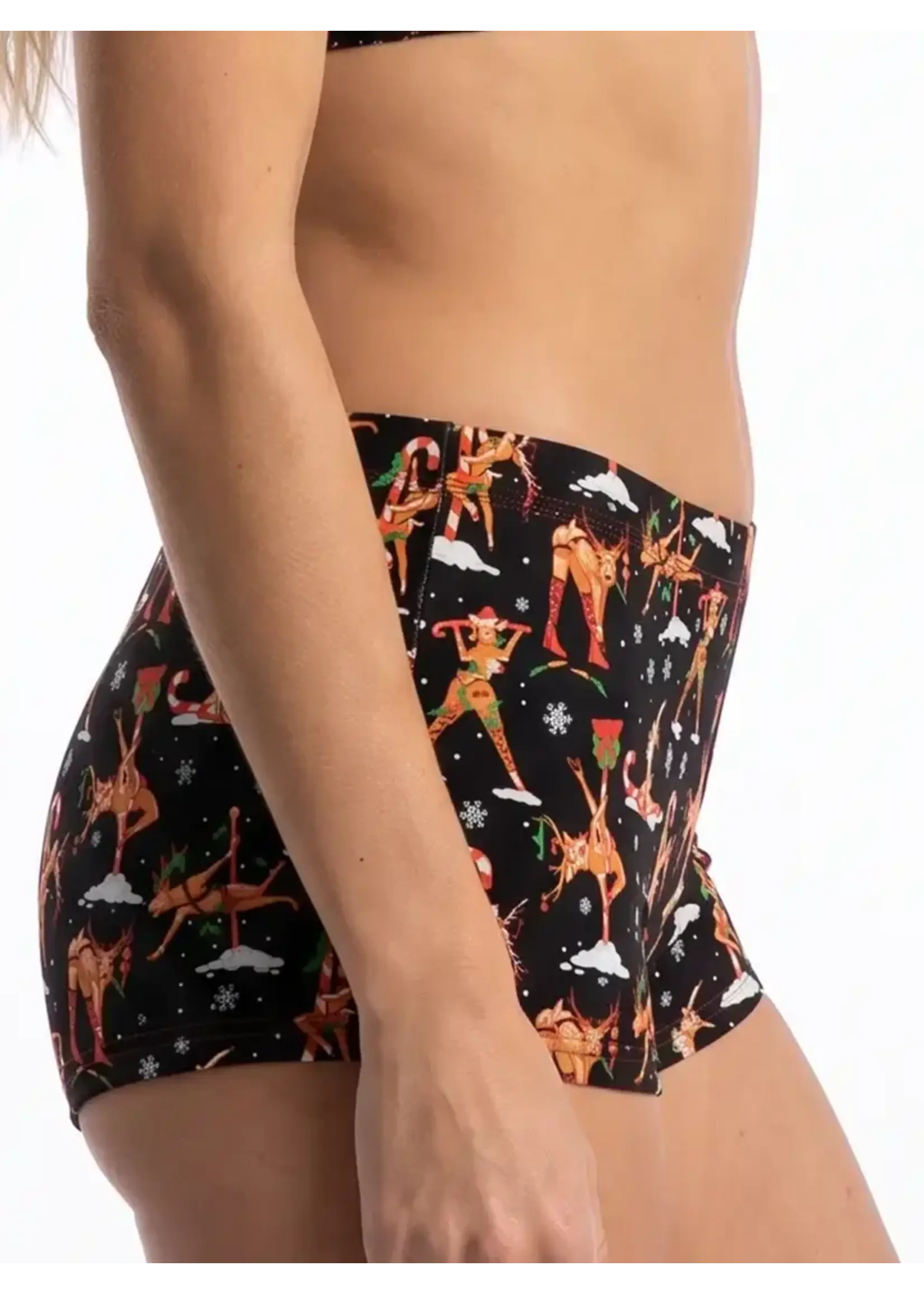 Shinesty, Inc The Rein Dance | Christmas Reindeer Modal Boyshort Underwear