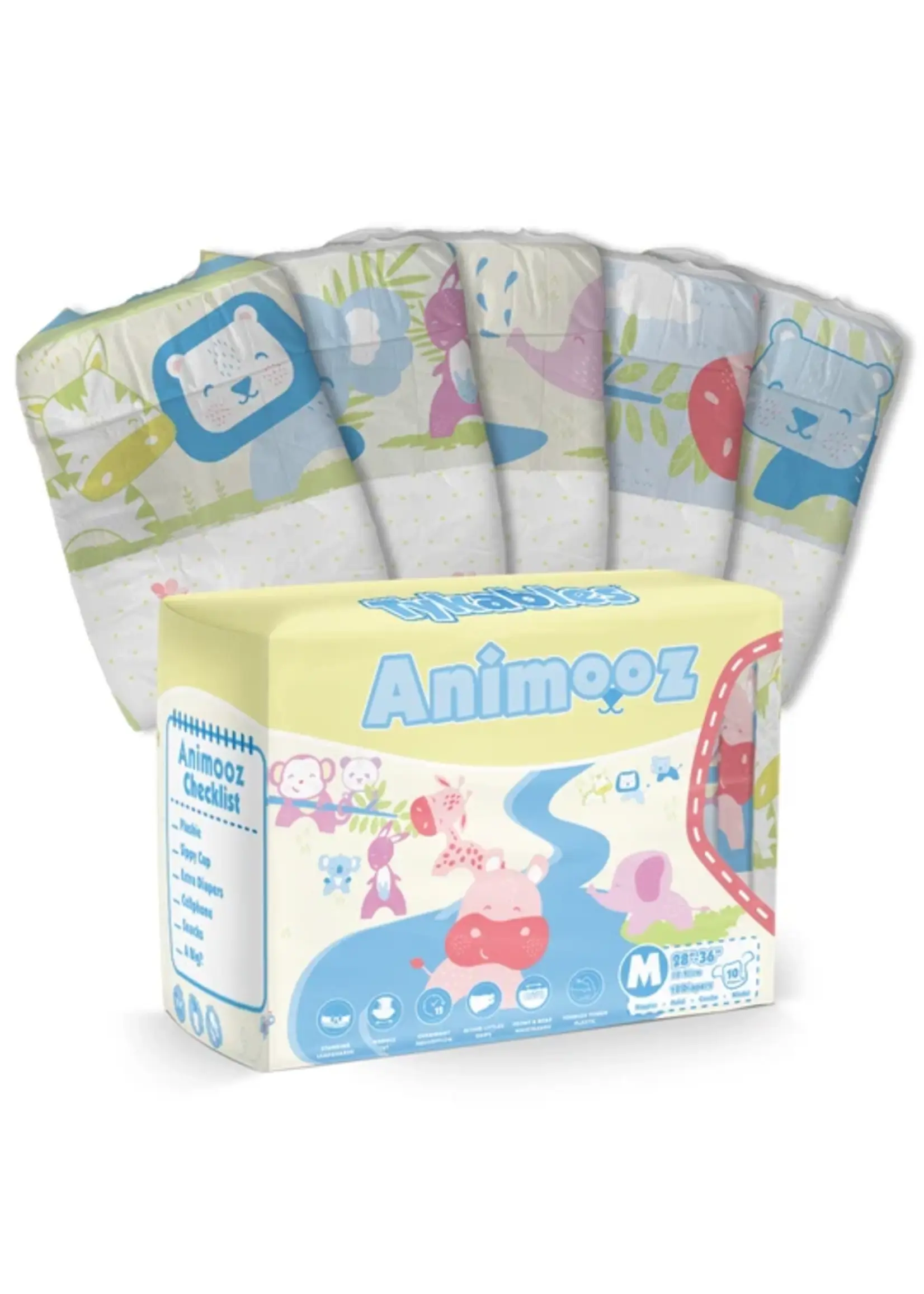 Tykables Animooz Diapers (10pk)  XL (48-56)