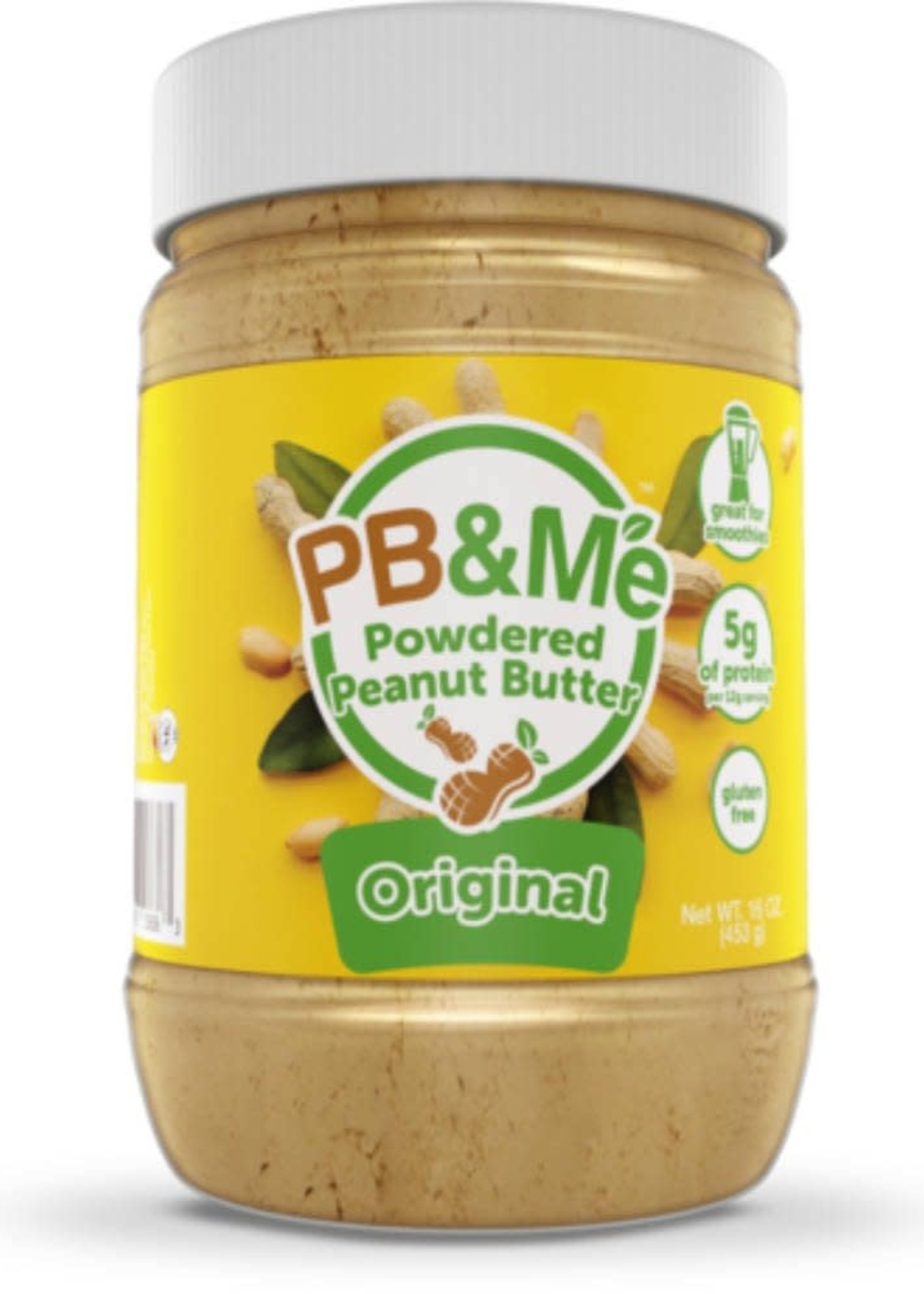 Beurre d'arachides en poudre 184g (nature) - PB&ME