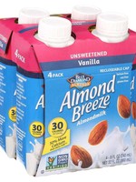 Almond Breeze Lait d'amandes 4x240ml (vanille) - Almond Breeze