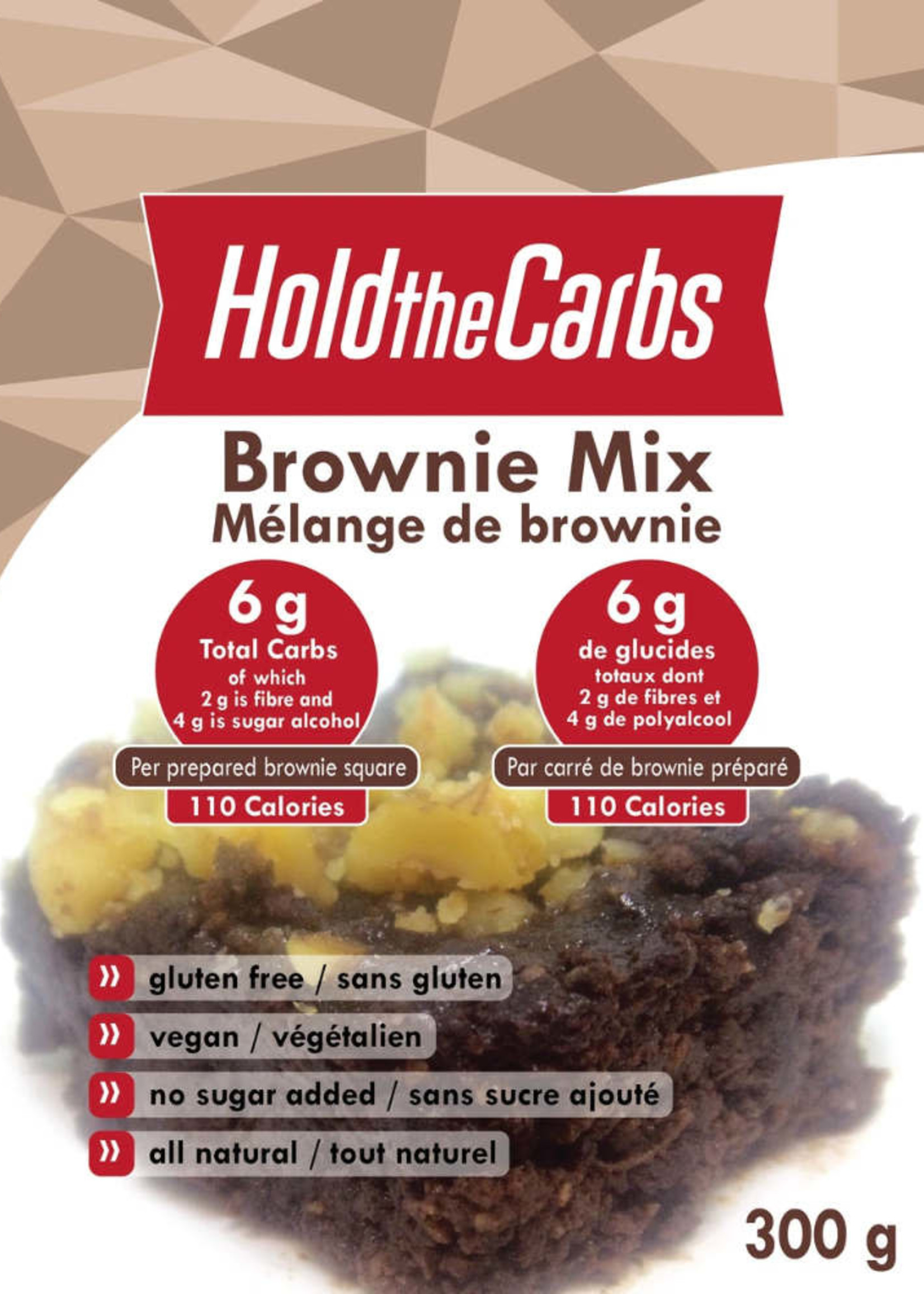 Hold The Carbs Mélange à Brownie 300g - Hold the cards