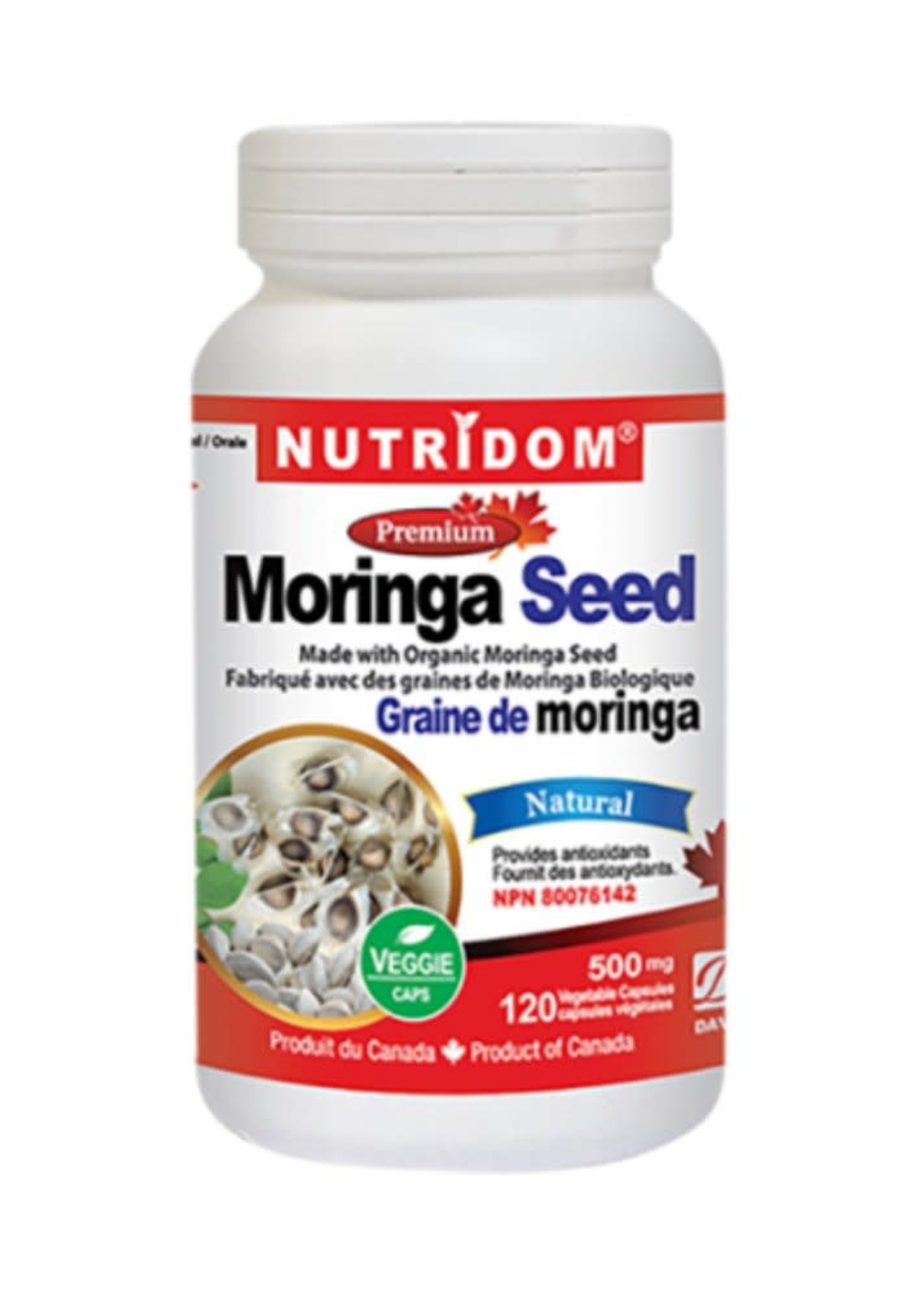 Nutridom Moringa en capsule (concentré 500mg) 120 - Nutridom