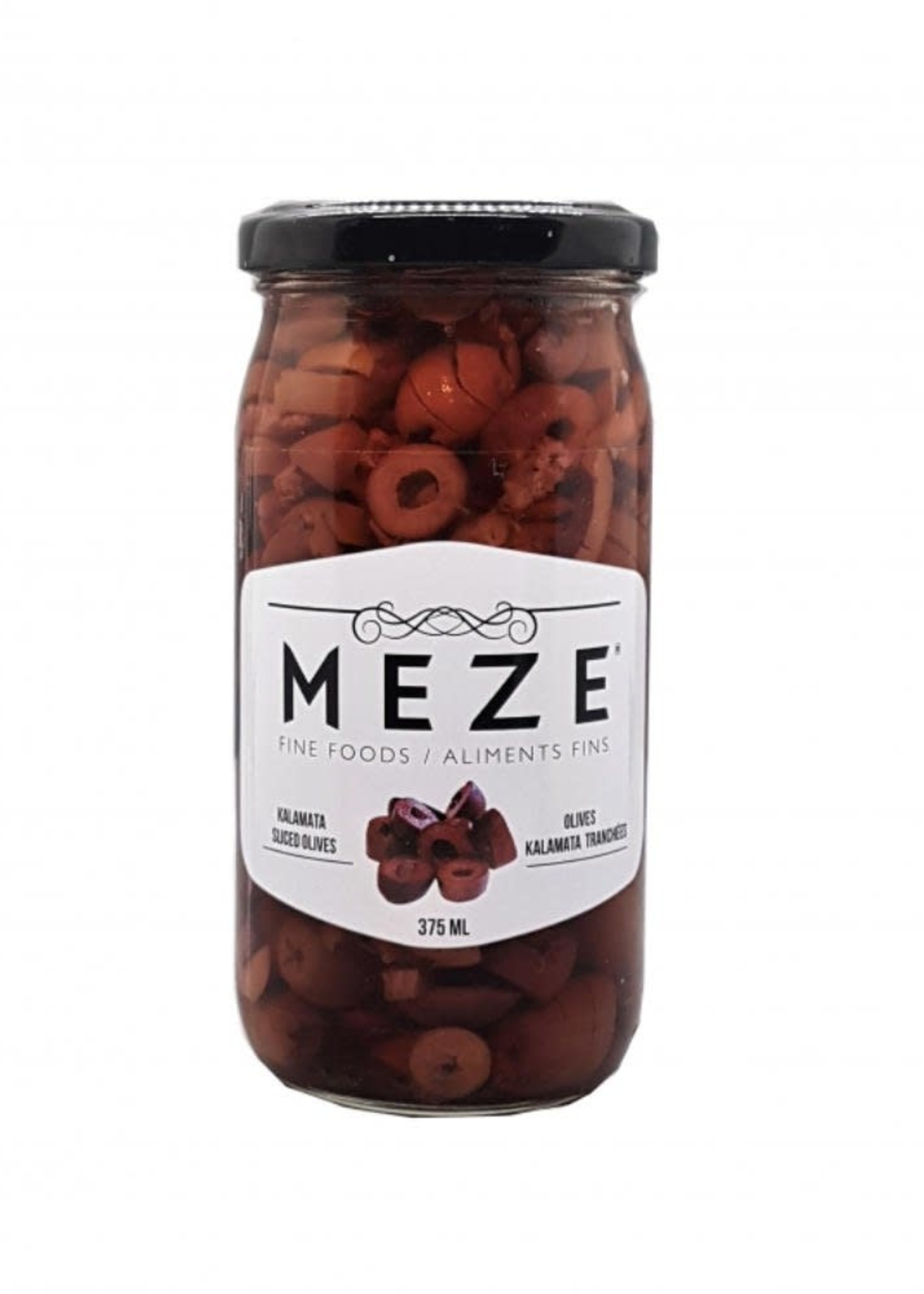 Meze Olives kalamata tranchées 375ml - MEZE