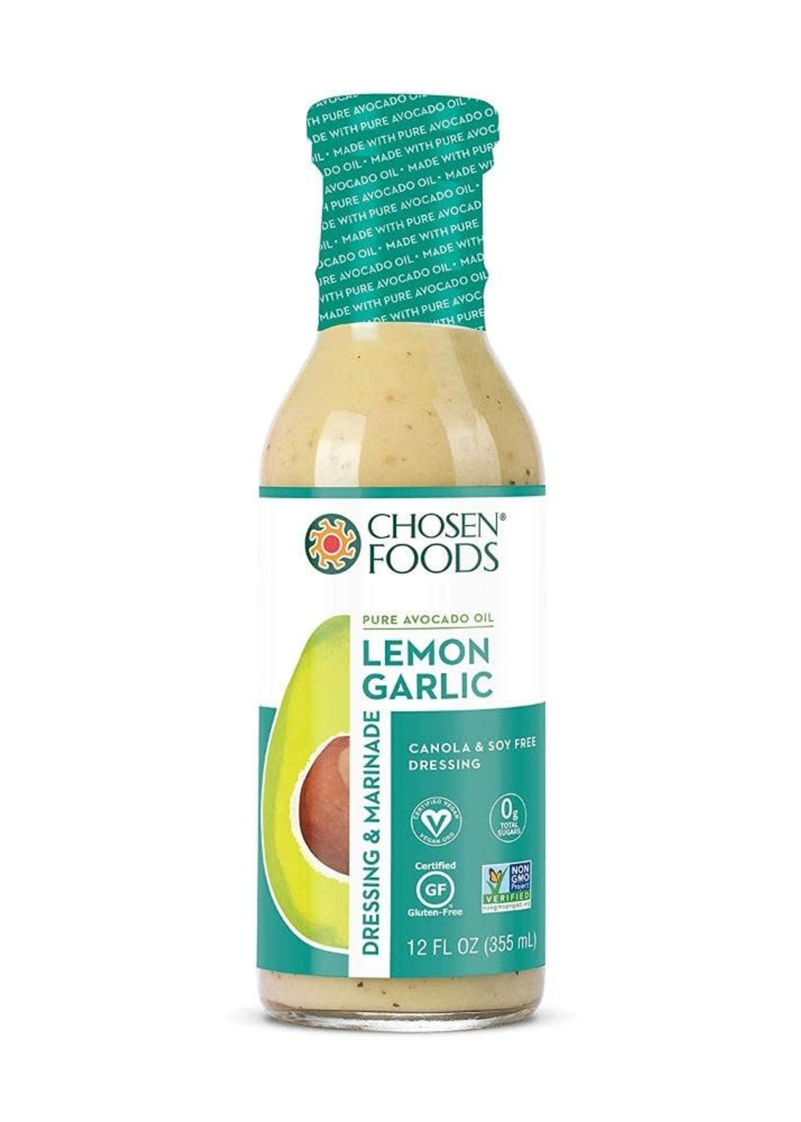 Sauce citron ail 237ml - Chosen Foods