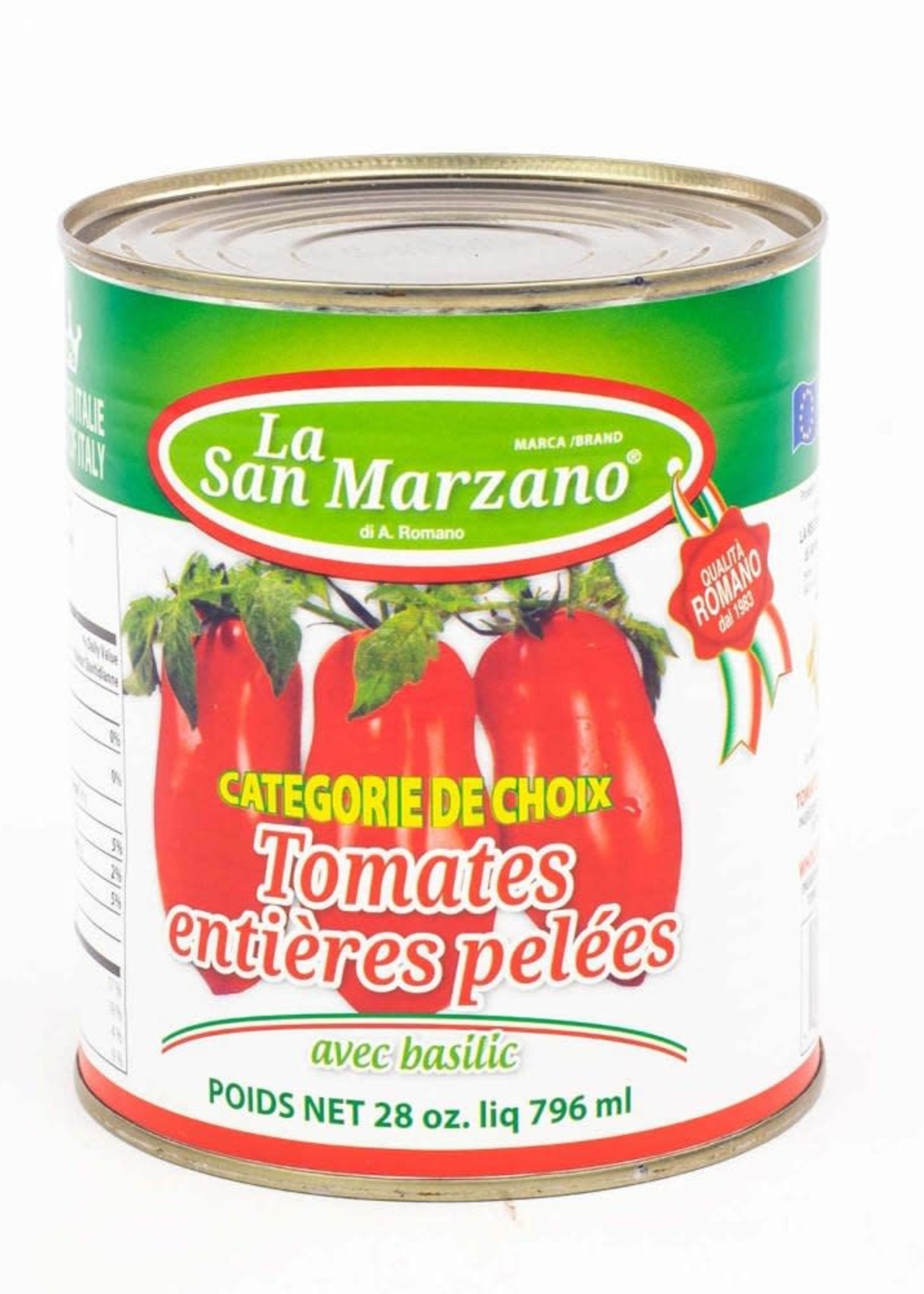 Tomates entières pelées 796ml - La San Marzano