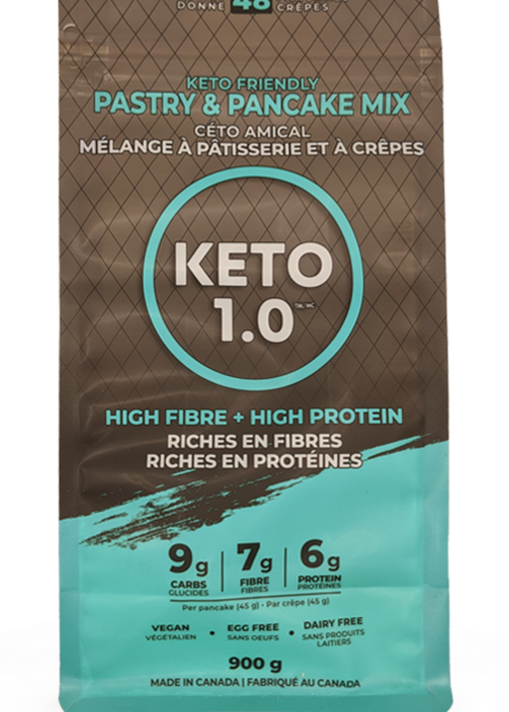 Keto 1.0 Mélange à pâtisserie et à crêpes 900g - KETO 1.0