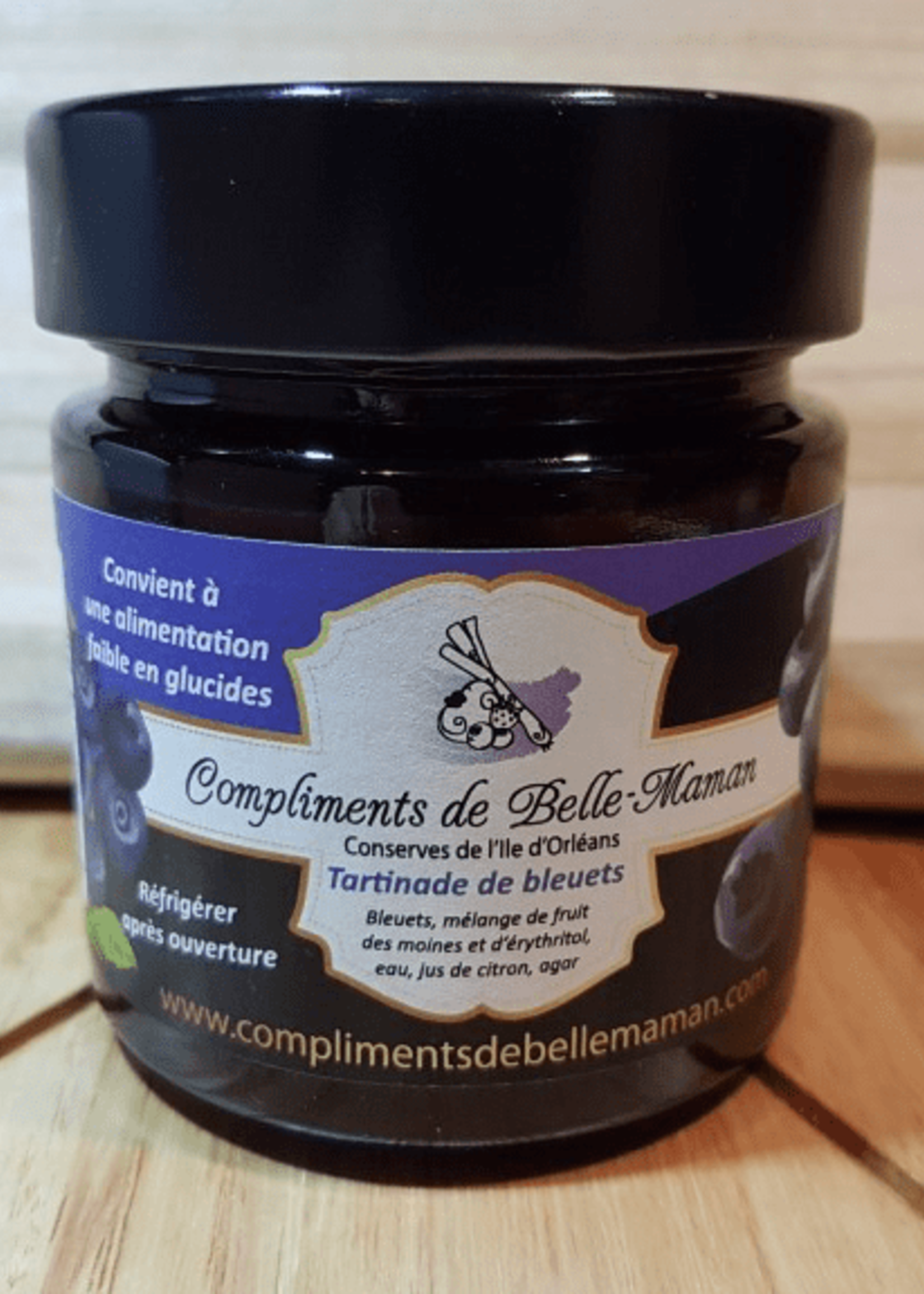 Compliments de Belle-Maman Tartinades maison 212ml (plusieurs saveurs) - Compliments de Belle-Maman