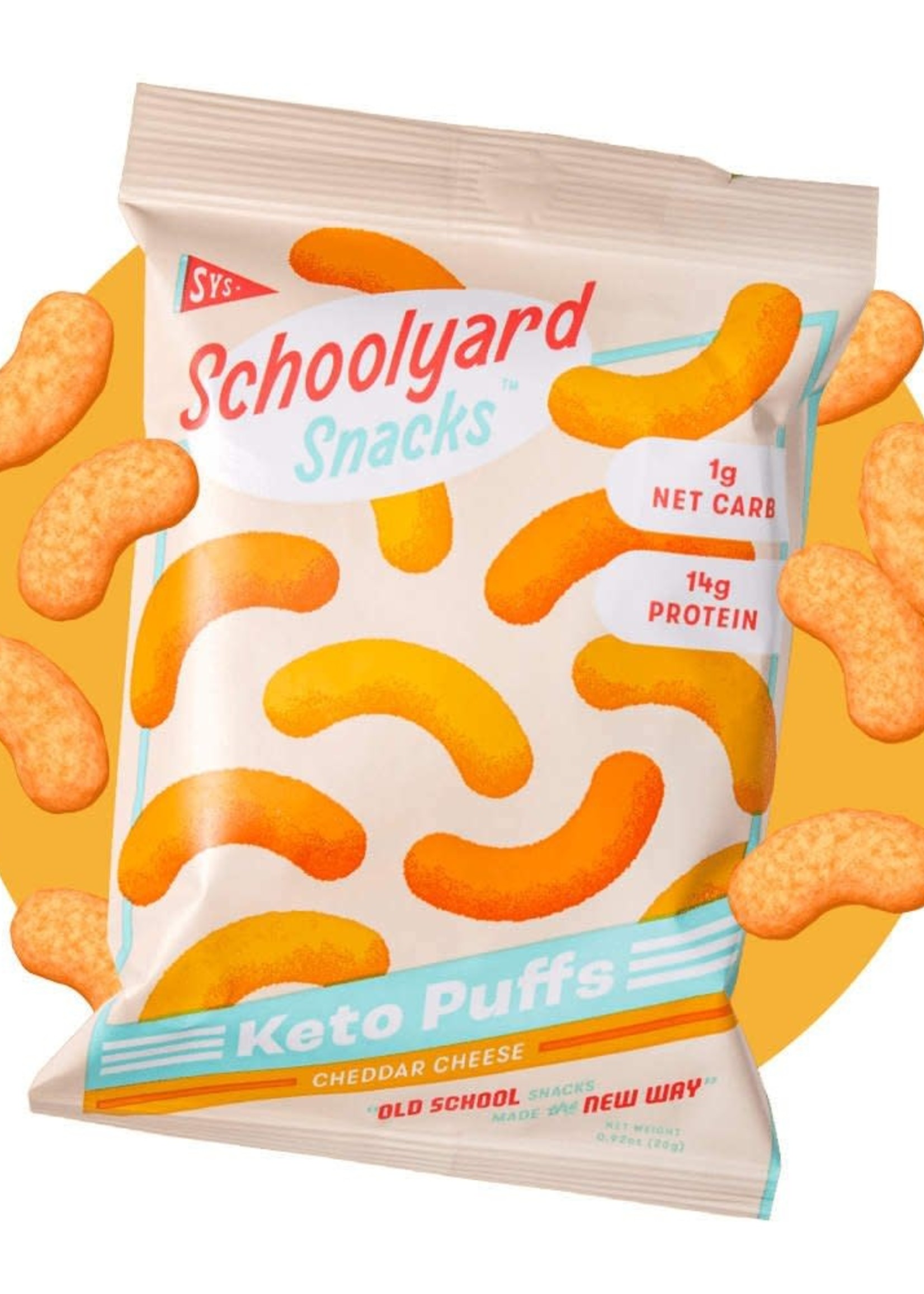Schoolyard Snacks Croustilles au fromage 26g - Schoolyard Snacks