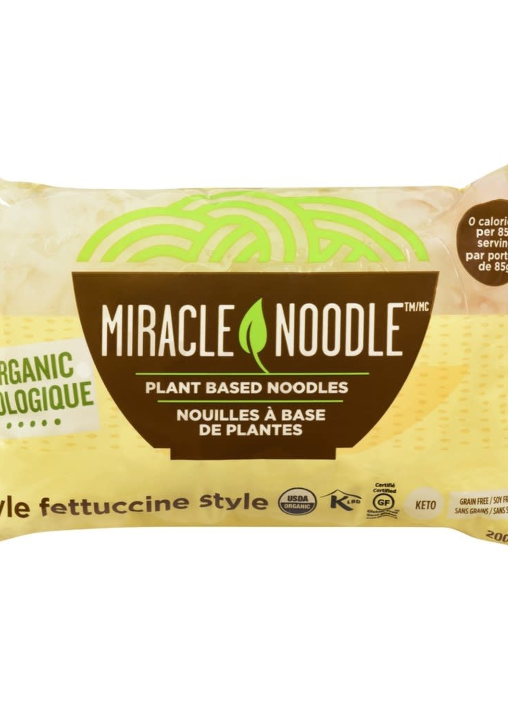 Miracle Noodle Nouilles de Konjac - Miracle Noodle  Fettuccine bio