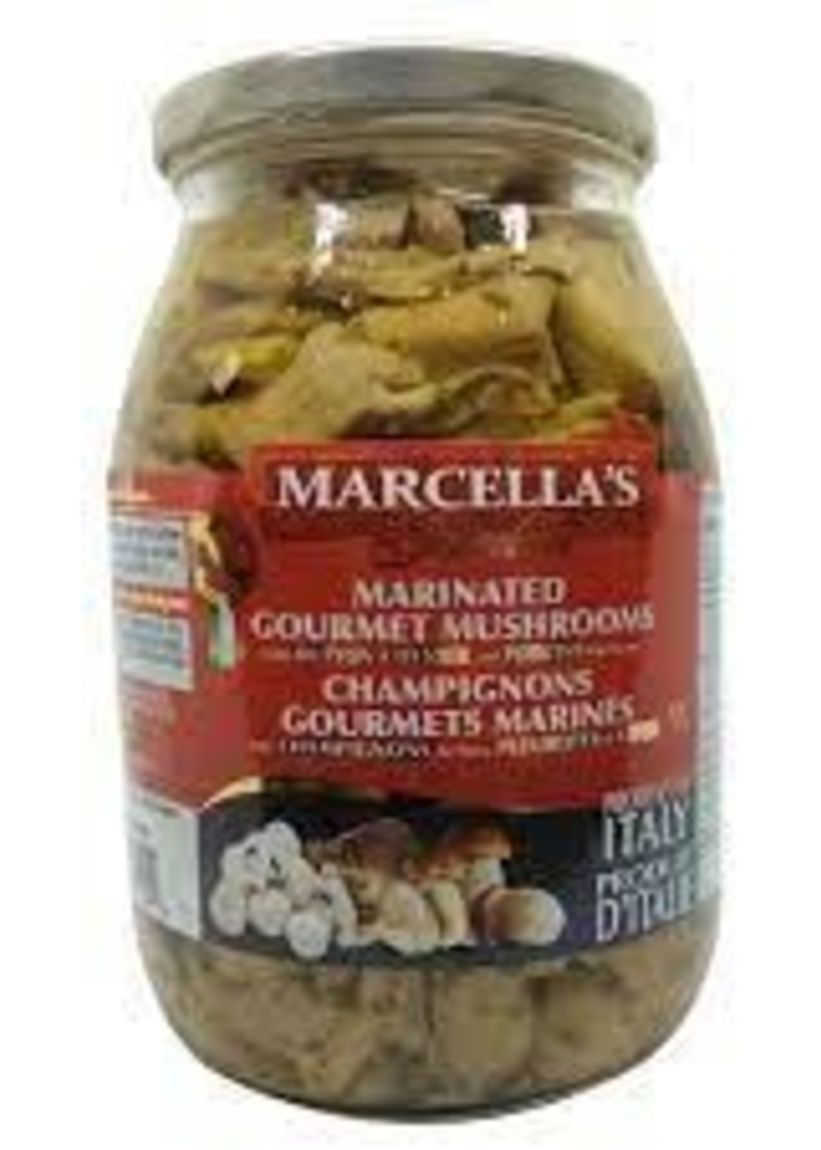 Marcella's Garden Champignons gourmets marinés 1L - Marcella's