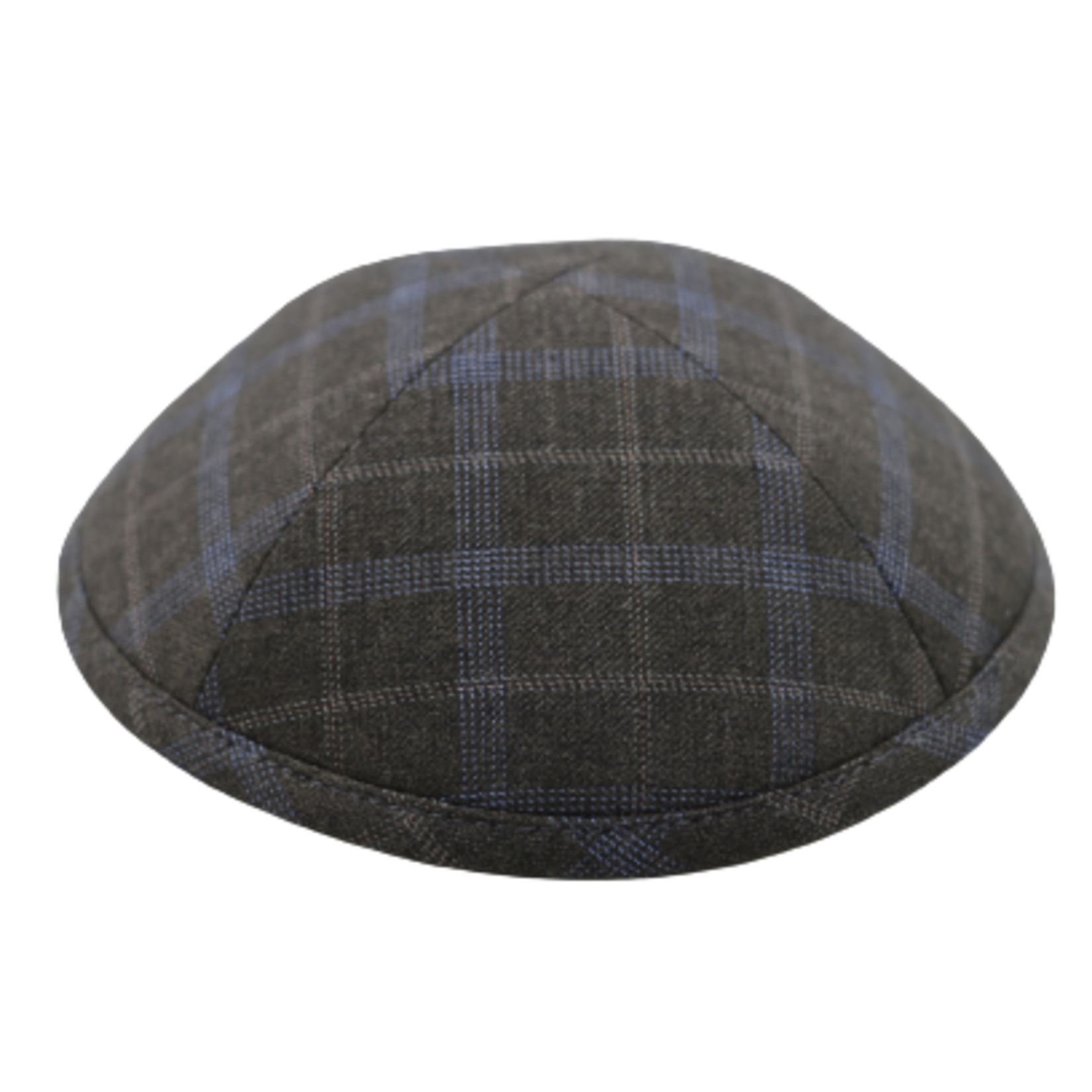 Coolkippahs Suit Brown Plaid with Clips